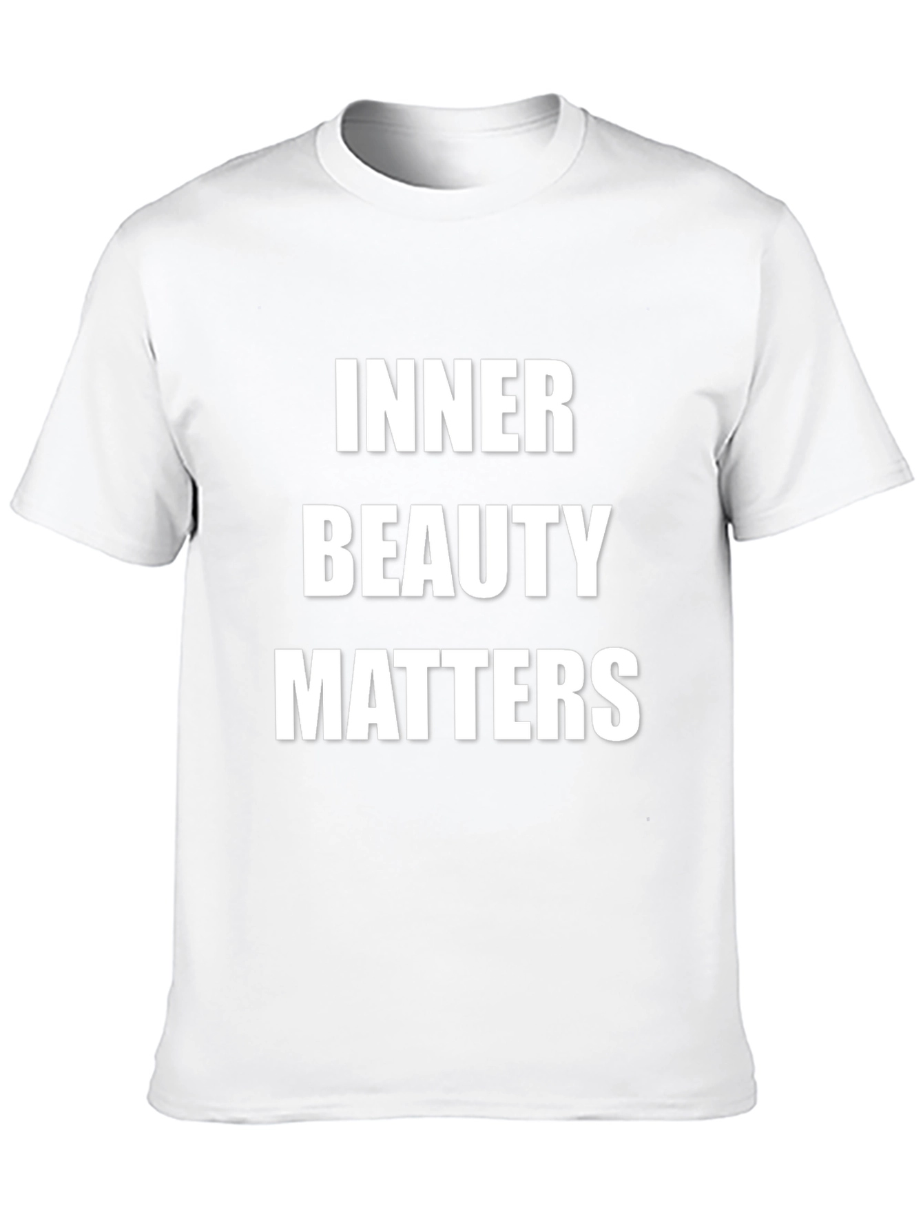 Inner Beauty Matters Black Graphic T-Shirt