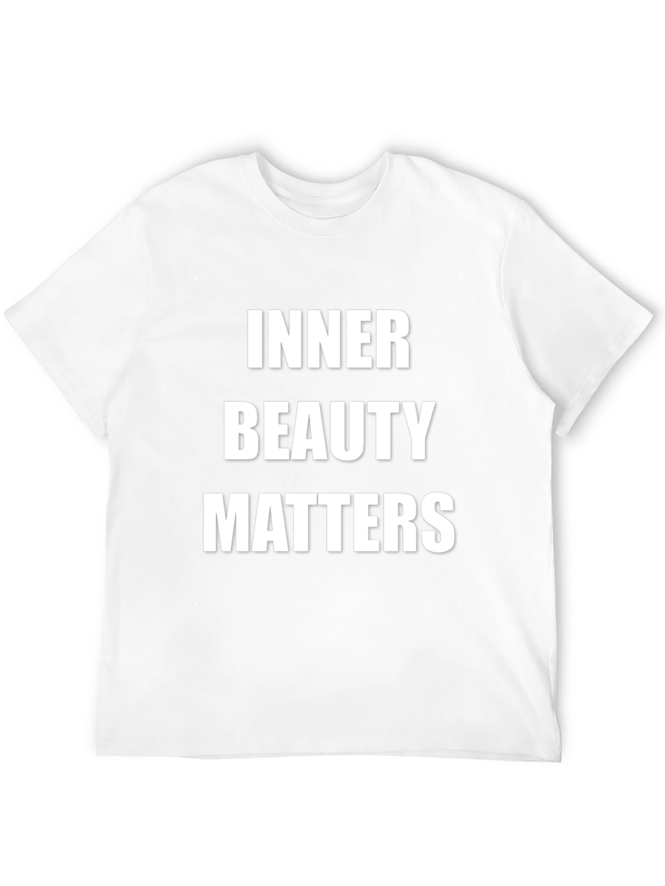 Inner Beauty Matters Black Graphic T-Shirt