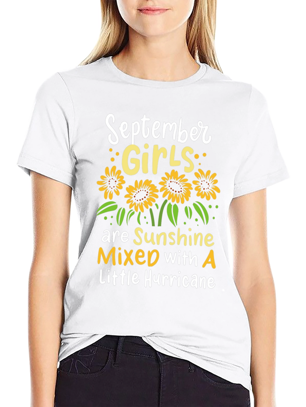 September Girls Sunflower Graphic T-Shirt