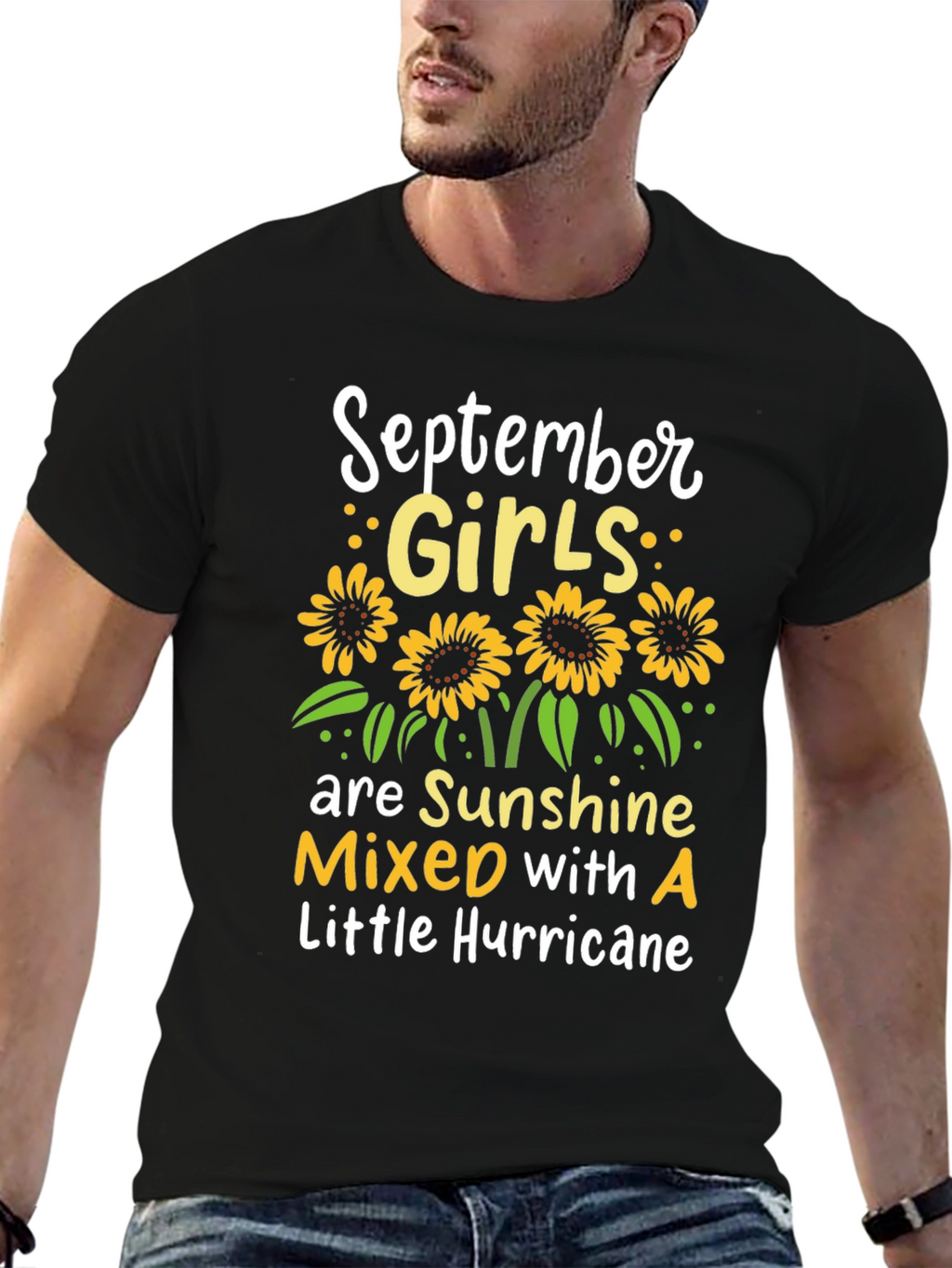 September Girls Sunflower Graphic T-Shirt