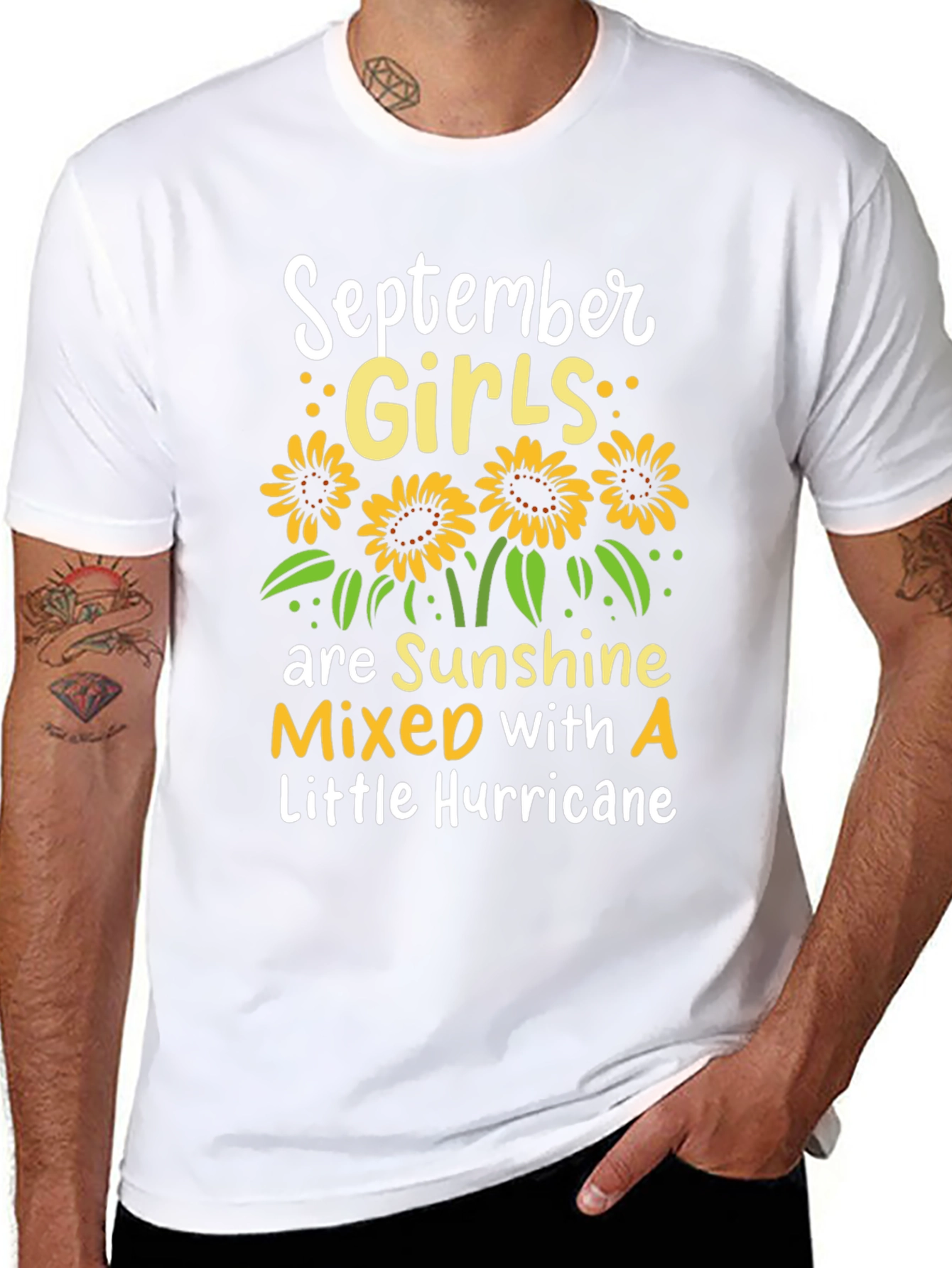September Girls Sunflower Graphic T-Shirt