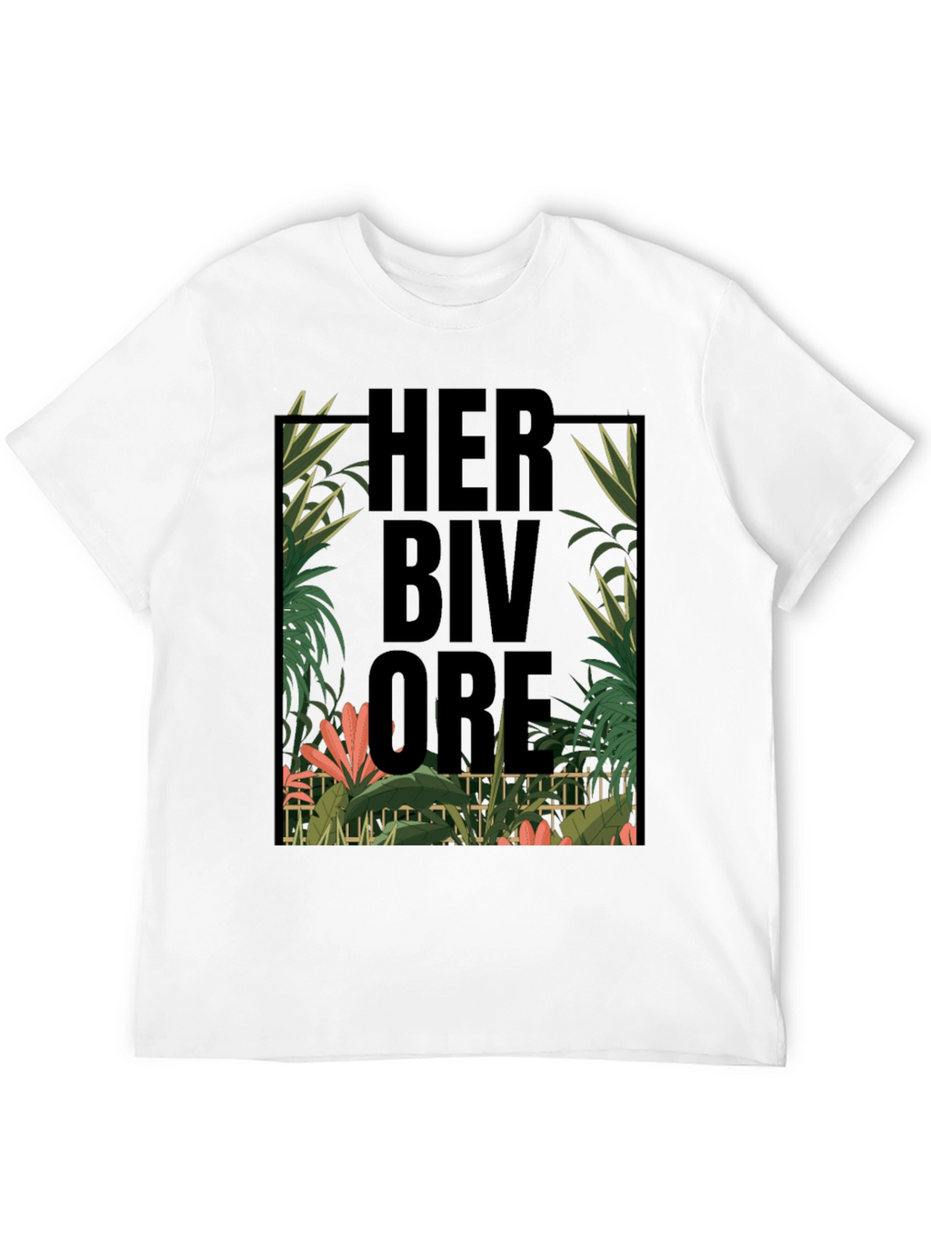 Herbivore Tropical Graphic Black T-Shirt