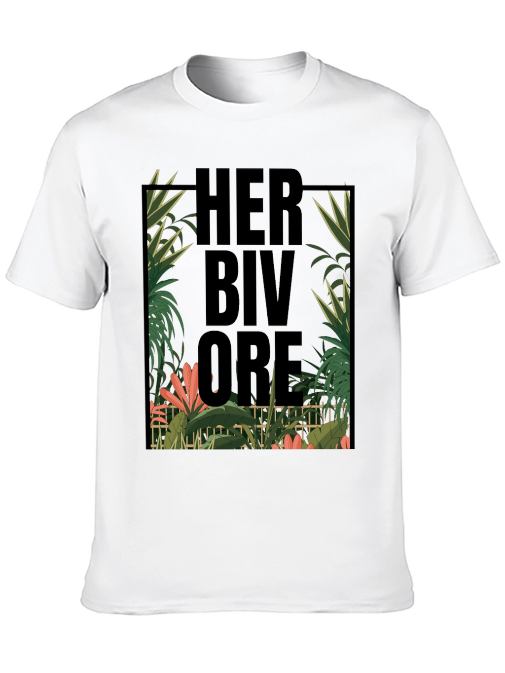 Herbivore Tropical Graphic Black T-Shirt