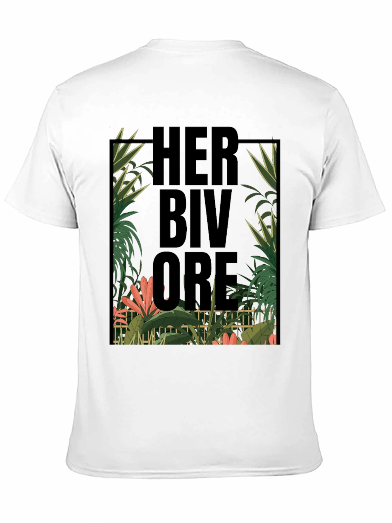 Herbivore Tropical Graphic Black T-Shirt