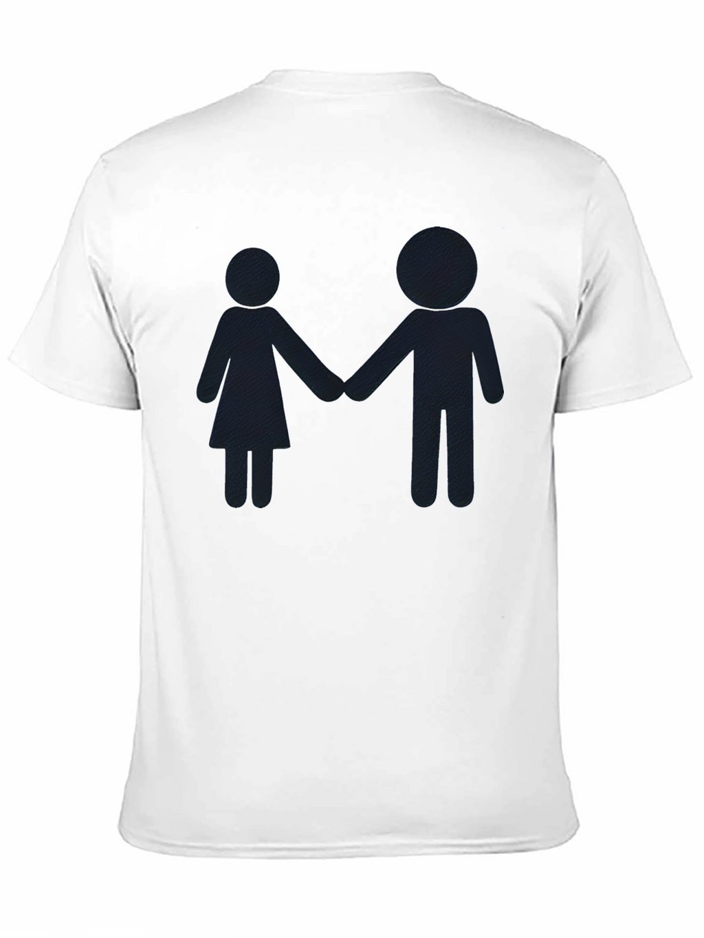 Couple Silhouette Black T-Shirt
