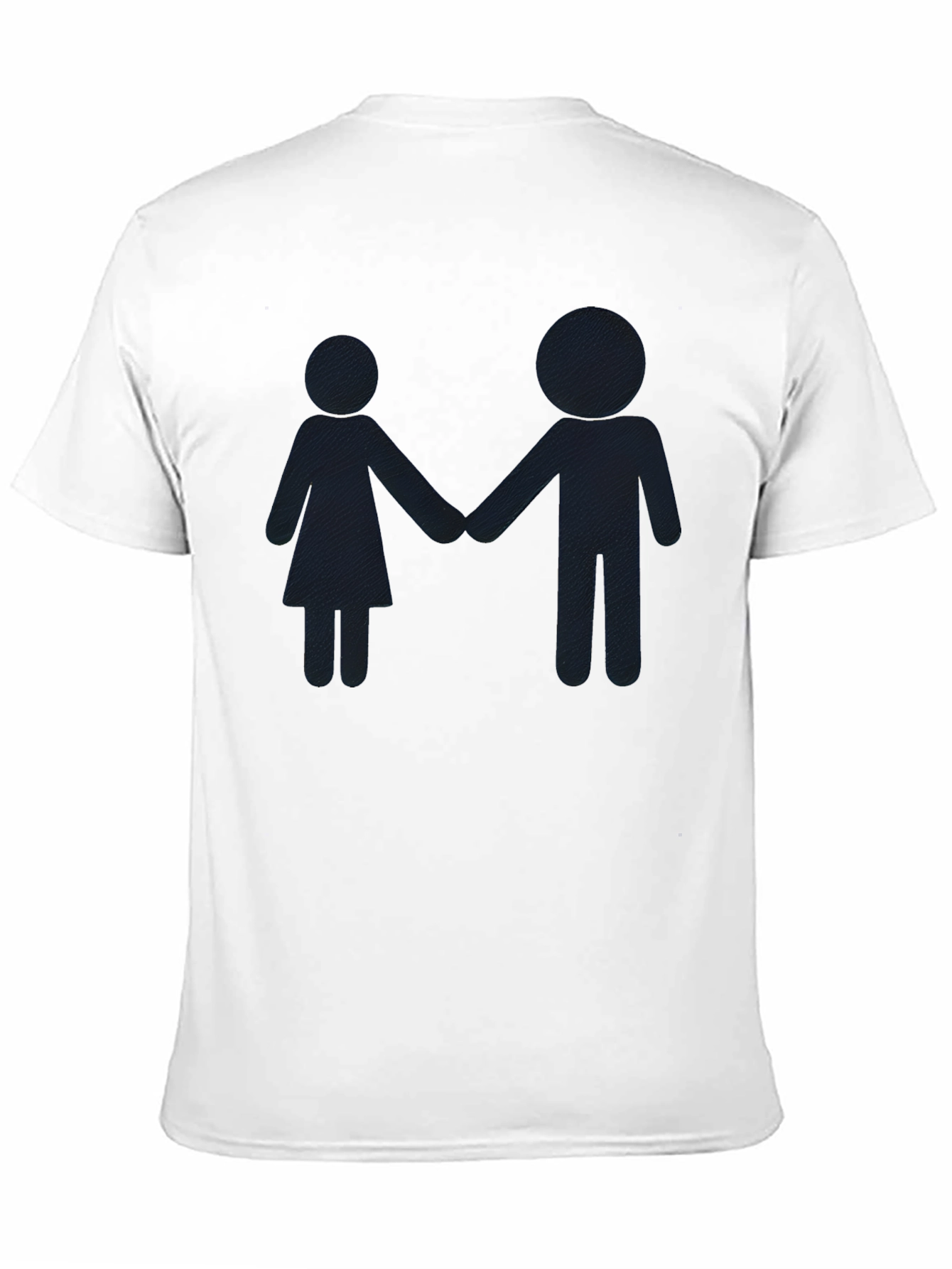 Couple Silhouette Black T-Shirt
