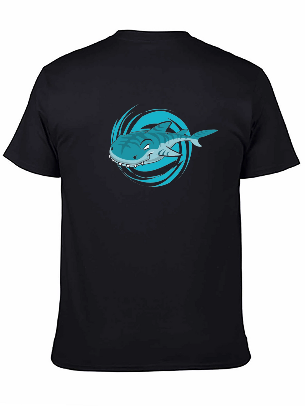 Shark Graphic T-Shirt - Mens Black Tee