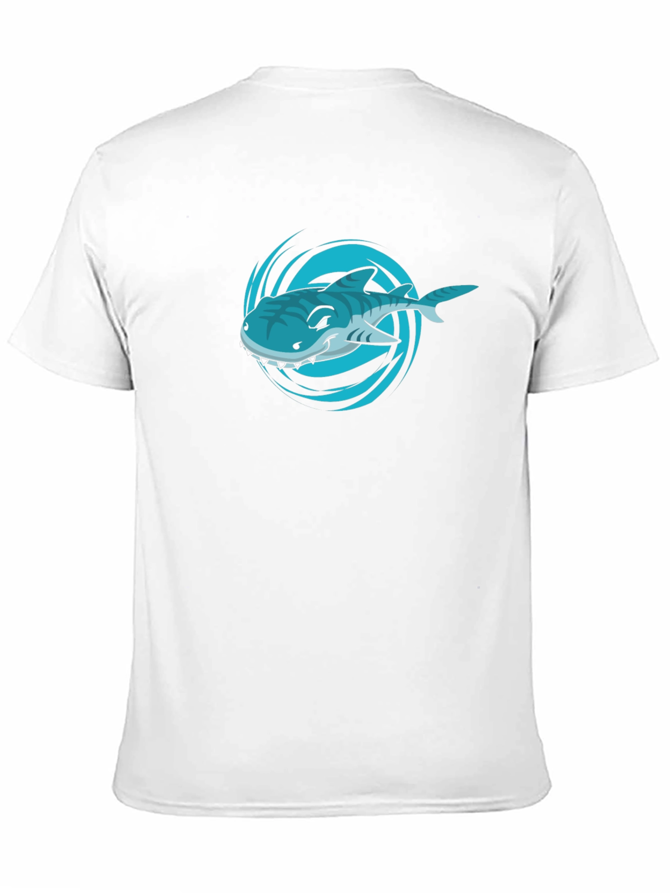 Shark Graphic T-Shirt - Mens Black Tee