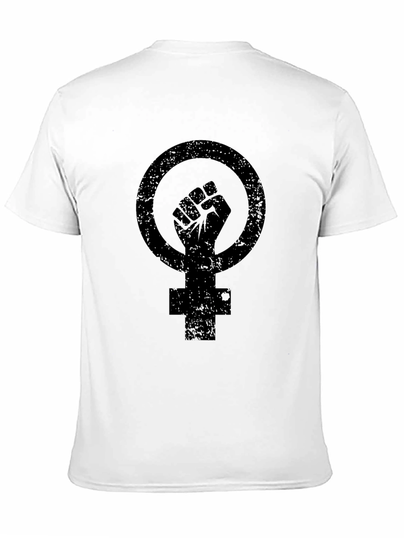Feminist Fist Symbol Black Graphic Tee