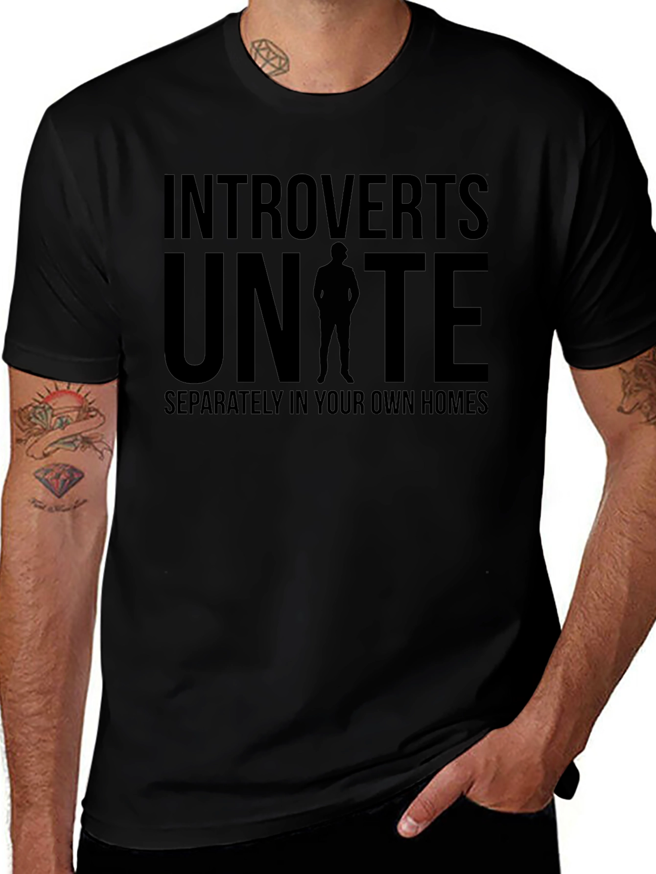 Introverts Unite T-Shirt: Separately At Home!