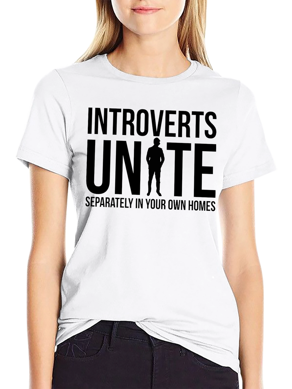 Introverts Unite T-Shirt: Separately At Home!
