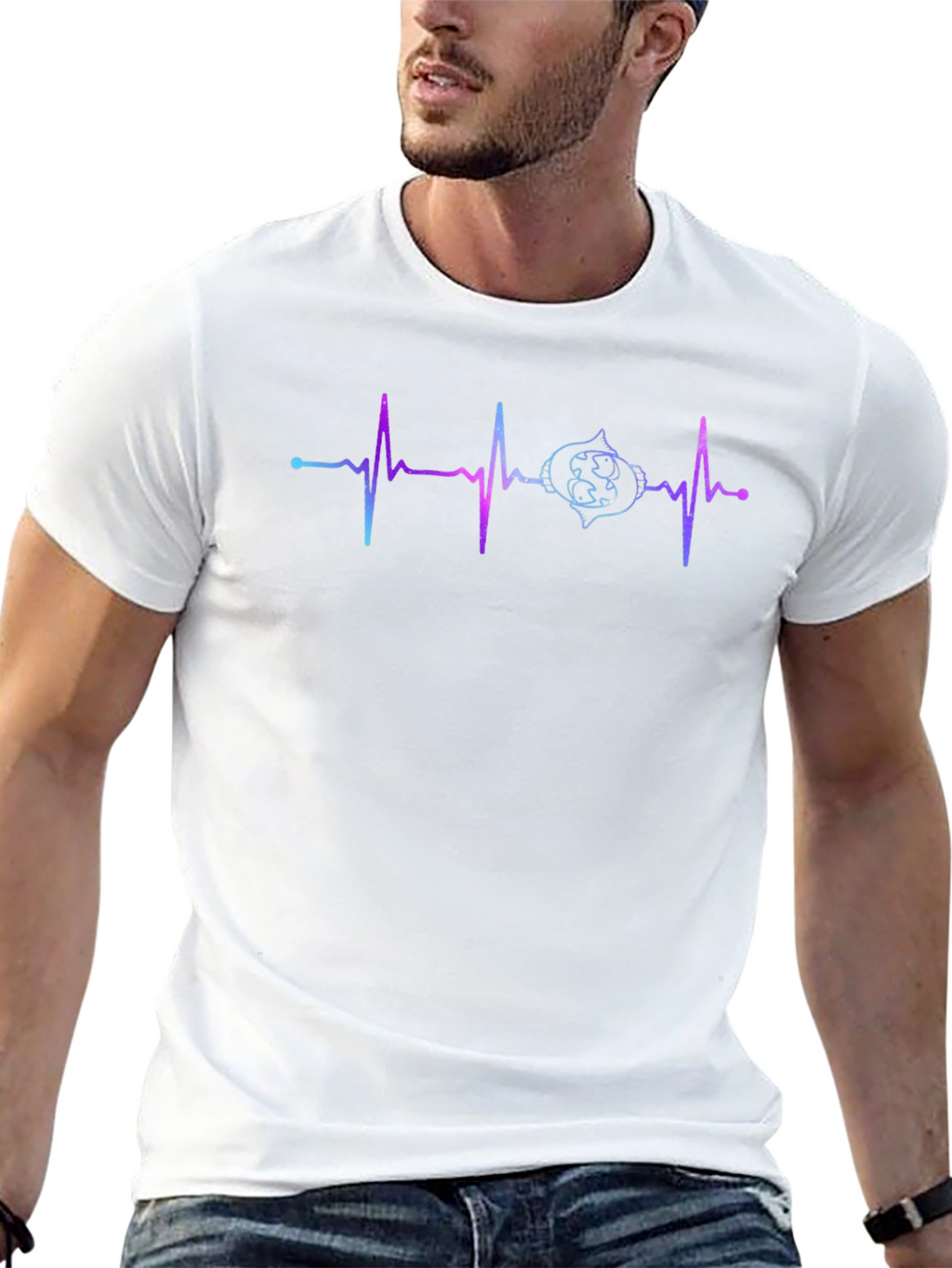 Heartbeat Gamer T-Shirt - Black Cotton Tee