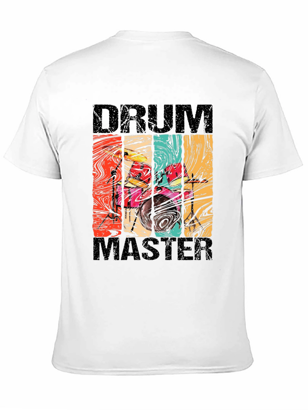 Drum Master Retro Style Graphic Tee