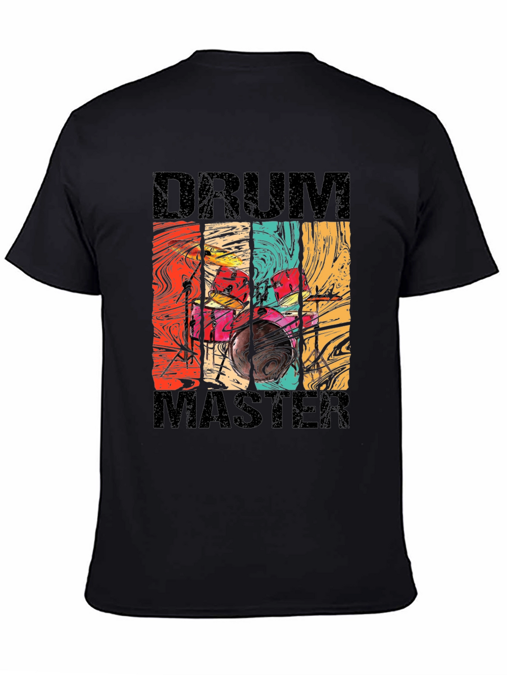 Drum Master Retro Style Graphic Tee