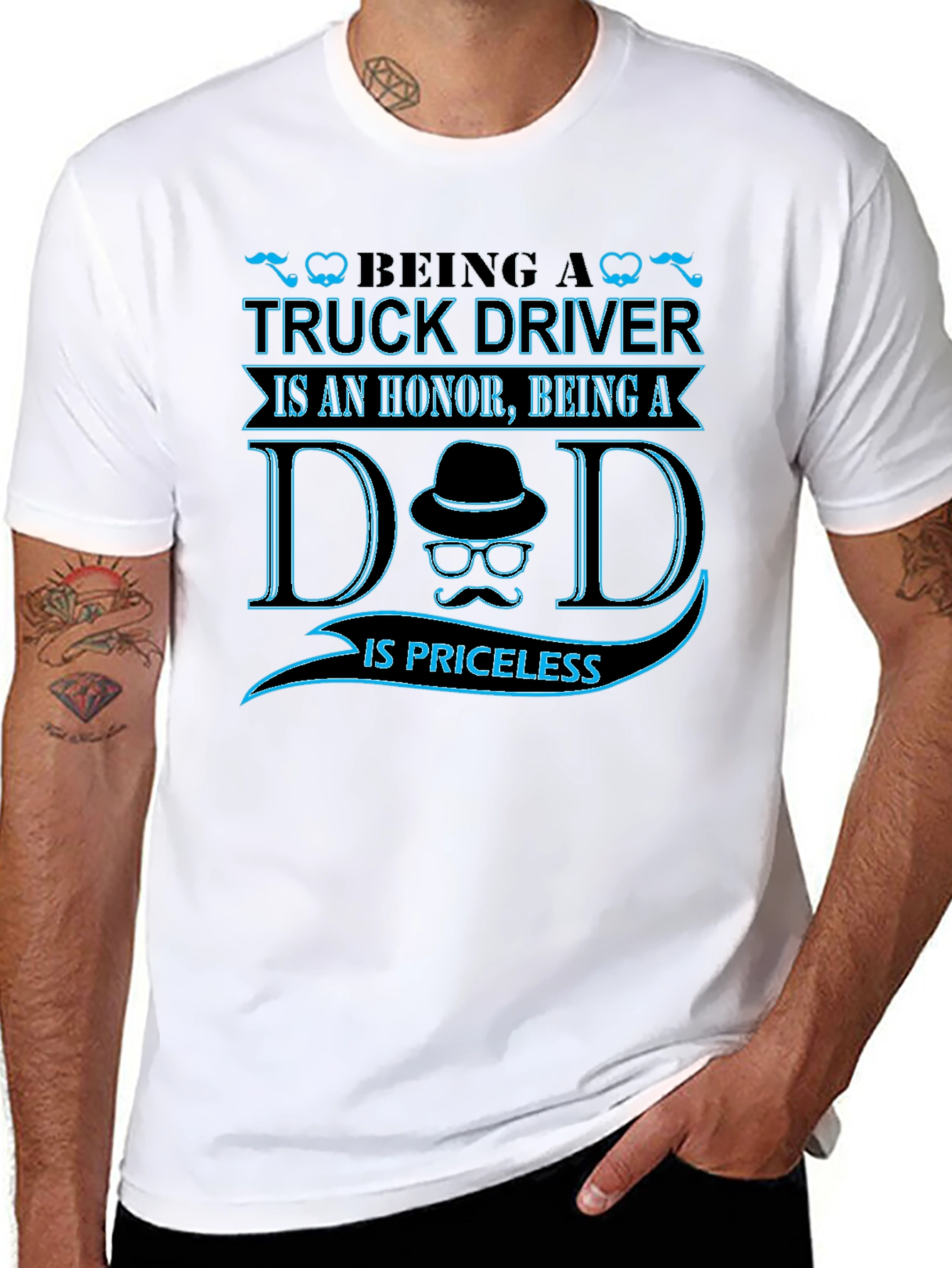 Truck Driver Dad T-Shirt - Honor & Priceless