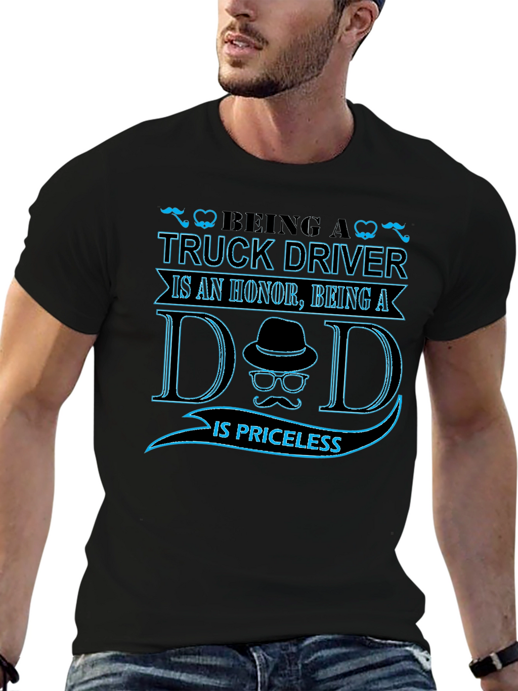 Truck Driver Dad T-Shirt - Honor & Priceless