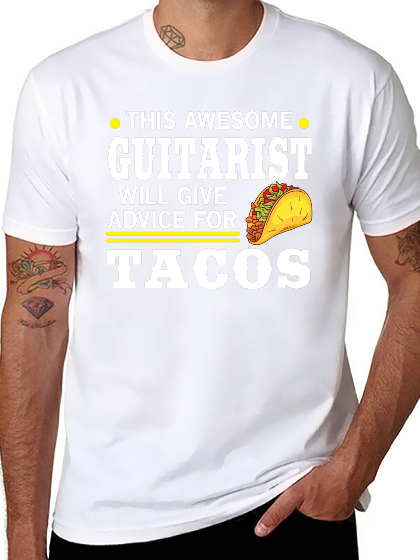 Awesome Guitarist Tacos T-Shirt