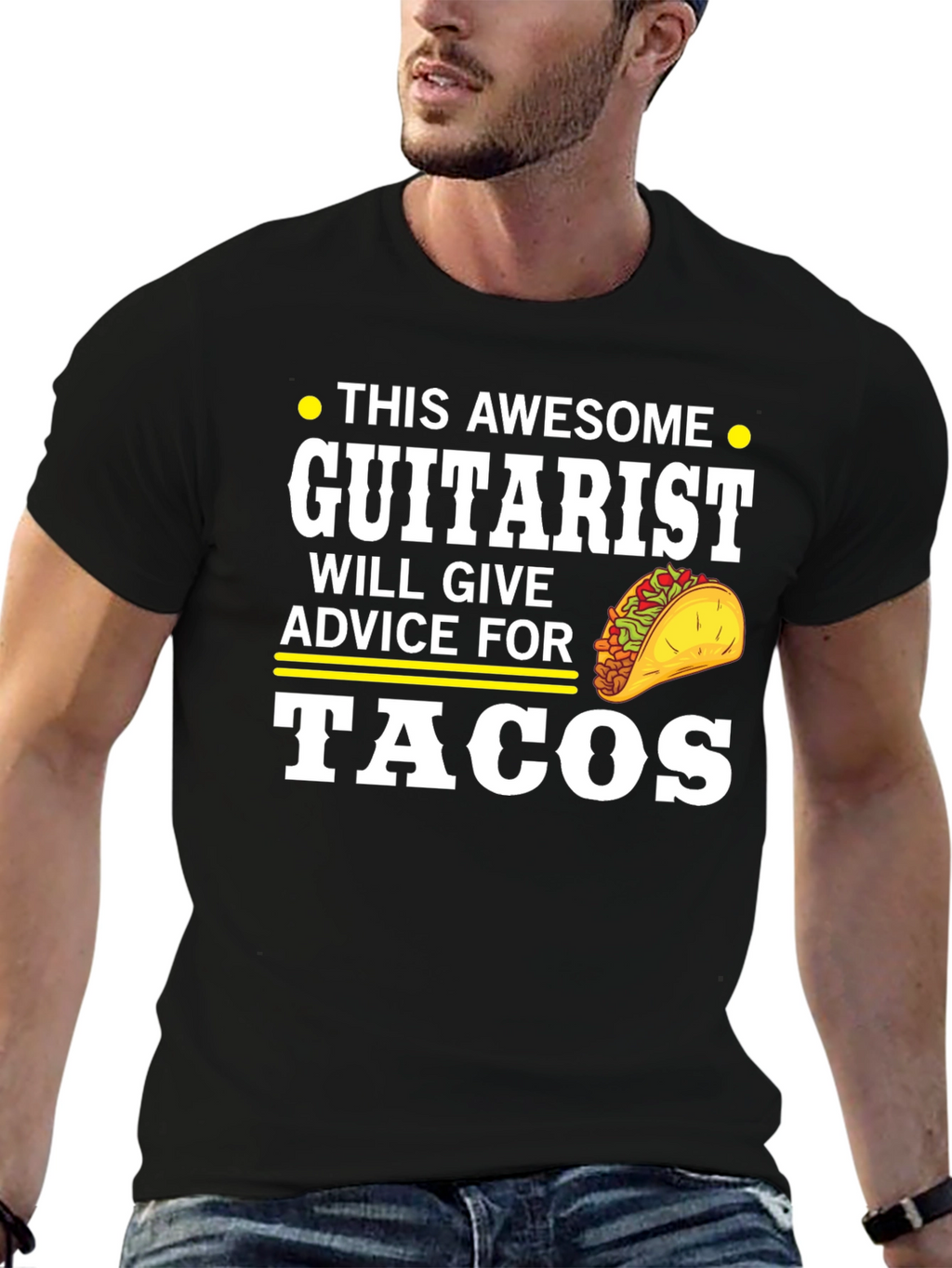 Awesome Guitarist Tacos T-Shirt