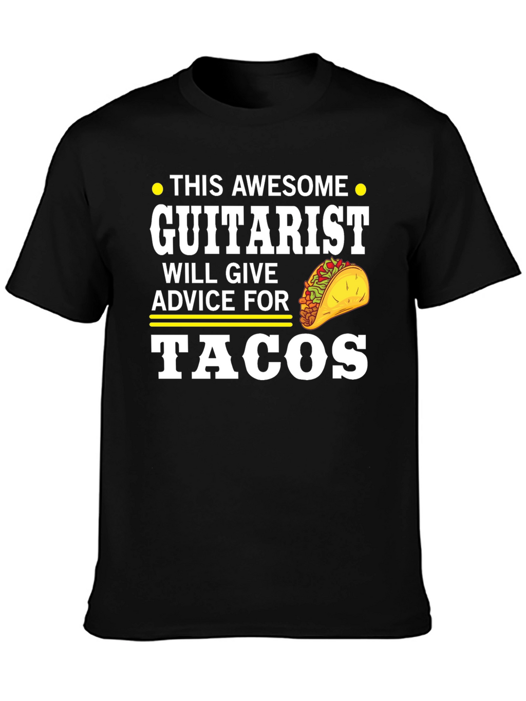 Awesome Guitarist Tacos T-Shirt