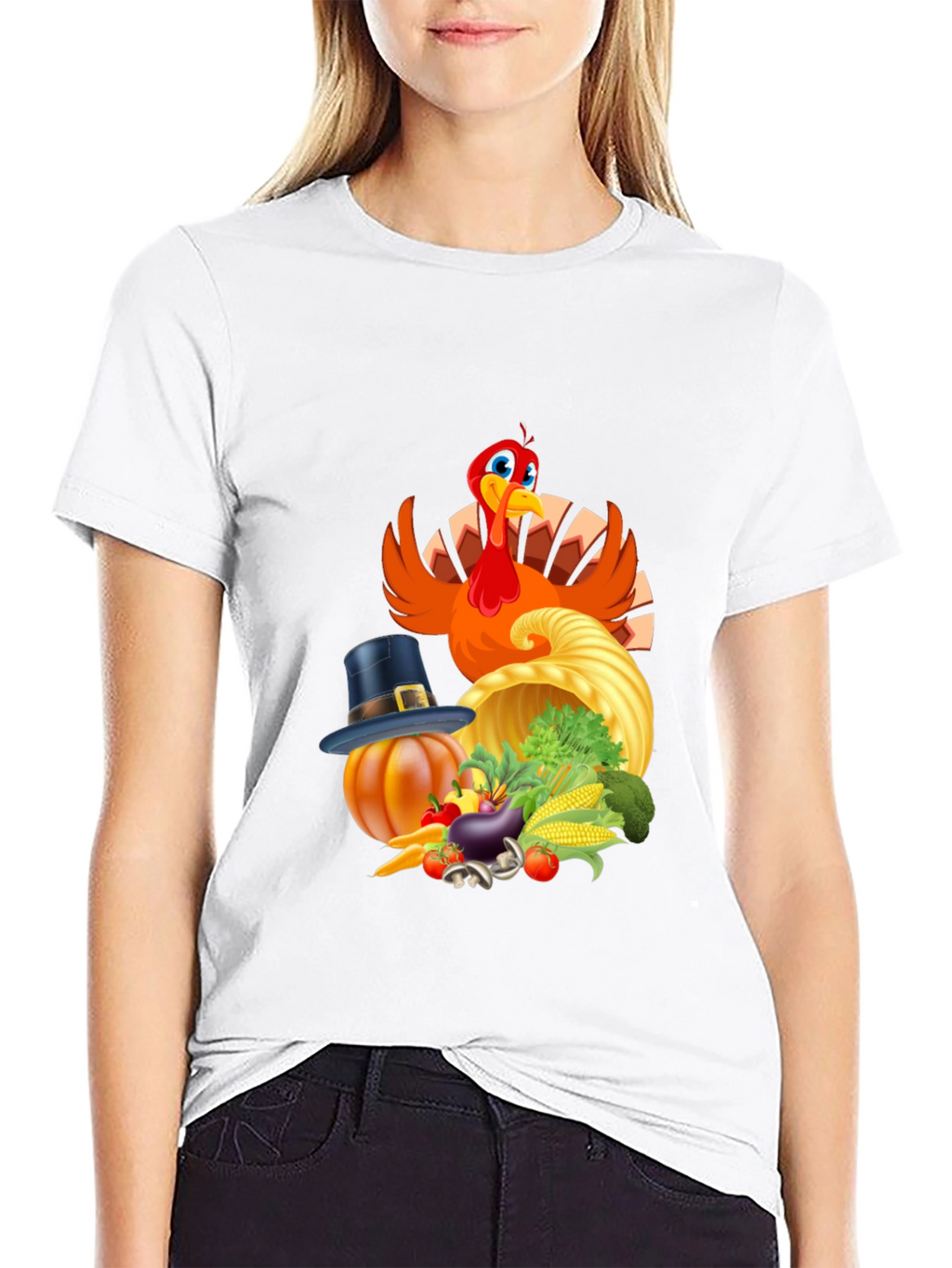 Thanksgiving Turkey Feast Graphic Tee