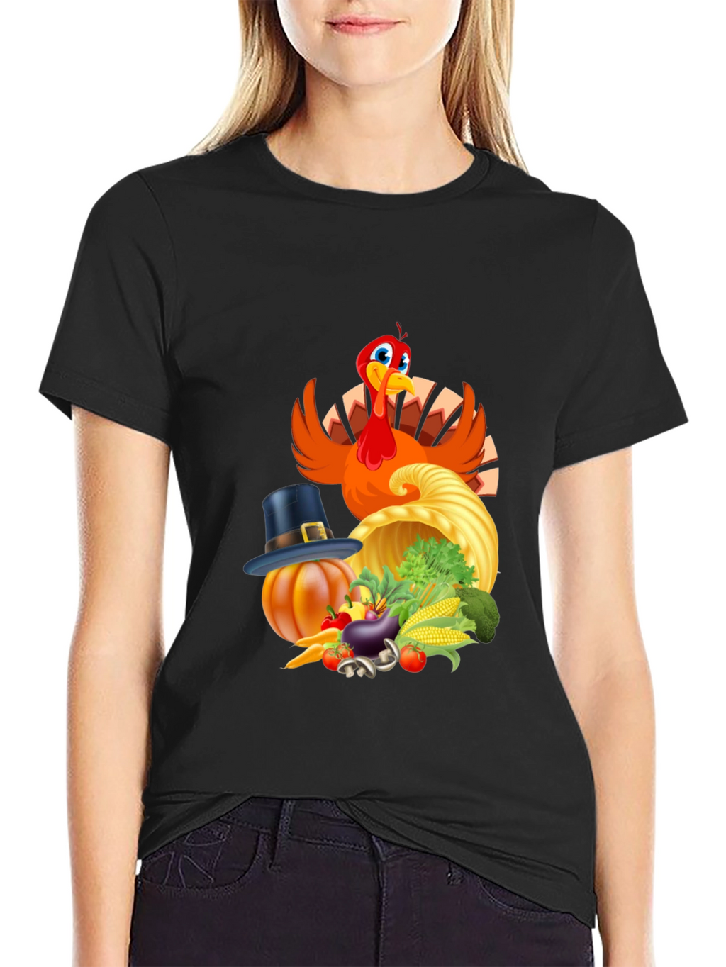 Thanksgiving Turkey Feast Graphic Tee
