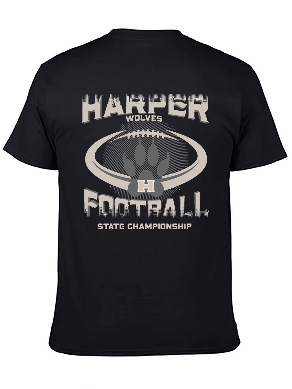 Harper Wolves Football State Championship T-Shirt