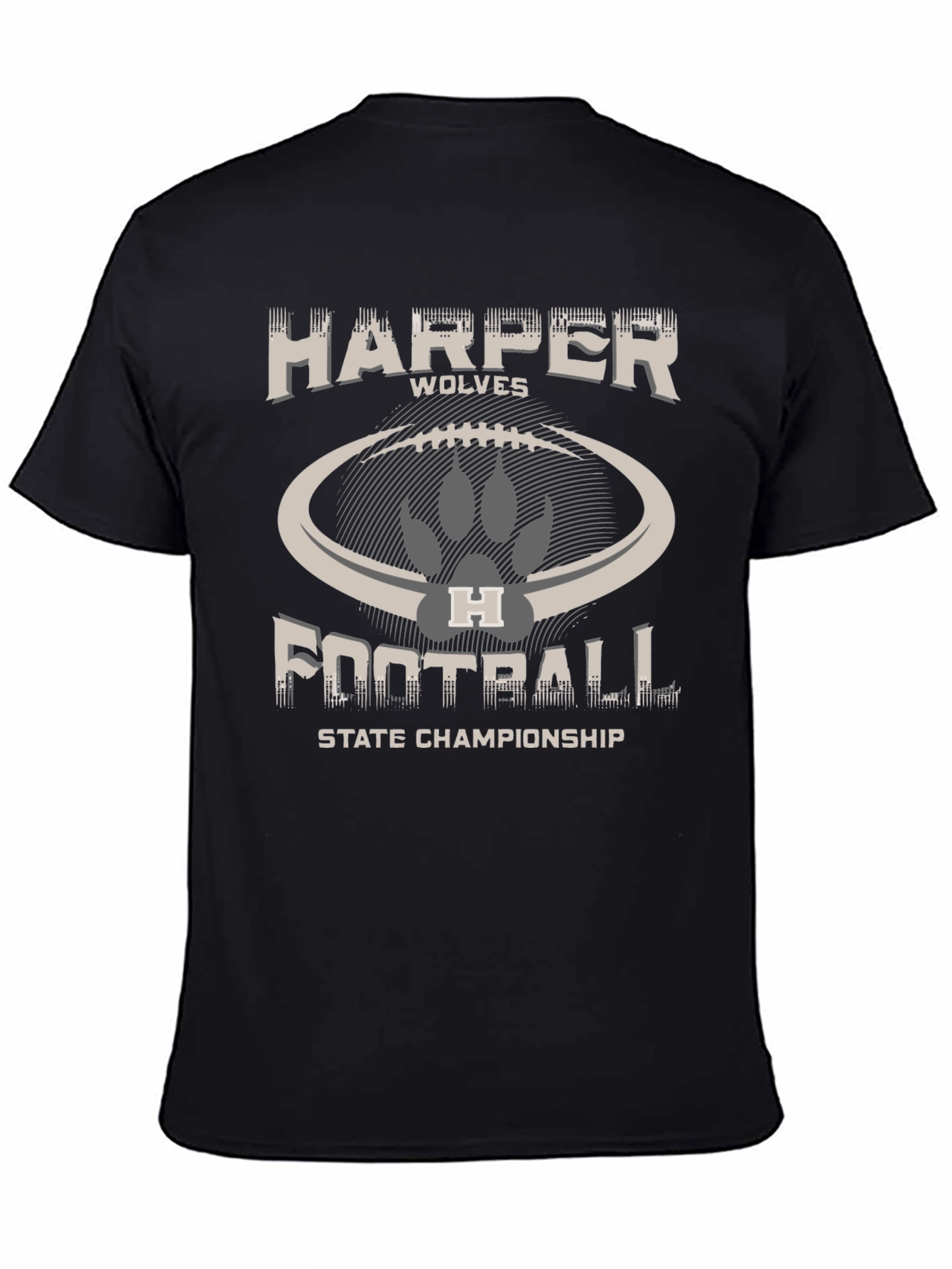 Harper Wolves Football State Championship T-Shirt