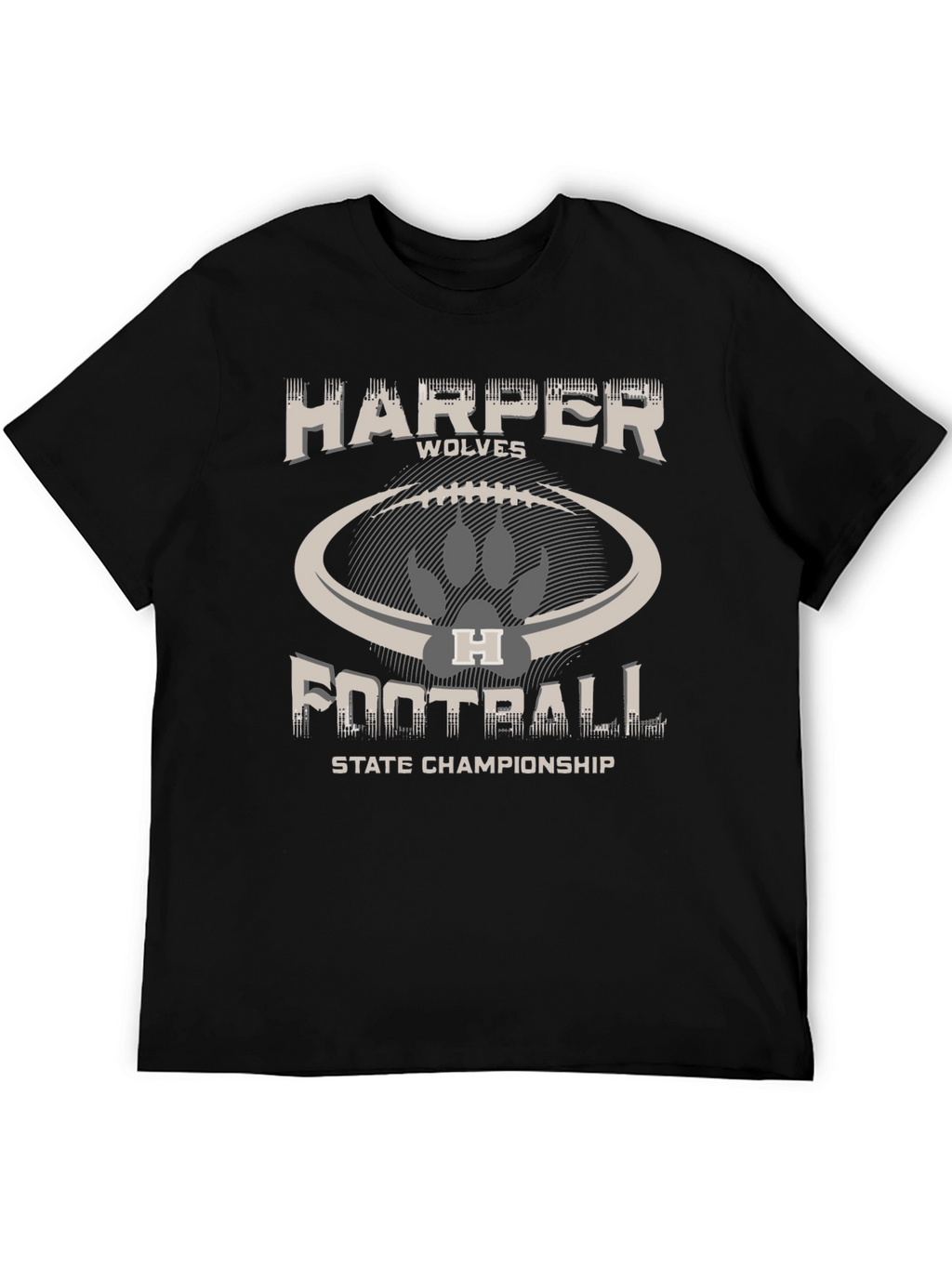 Harper Wolves Football State Championship T-Shirt