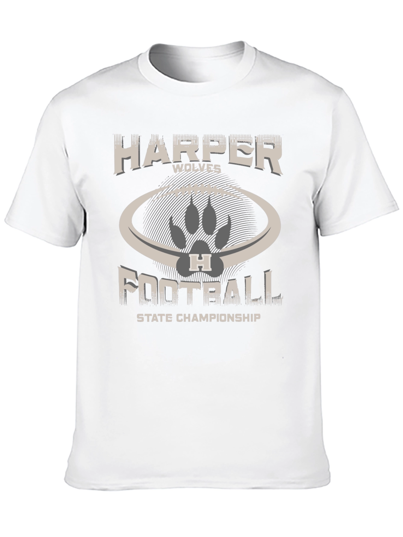 Harper Wolves Football State Championship T-Shirt