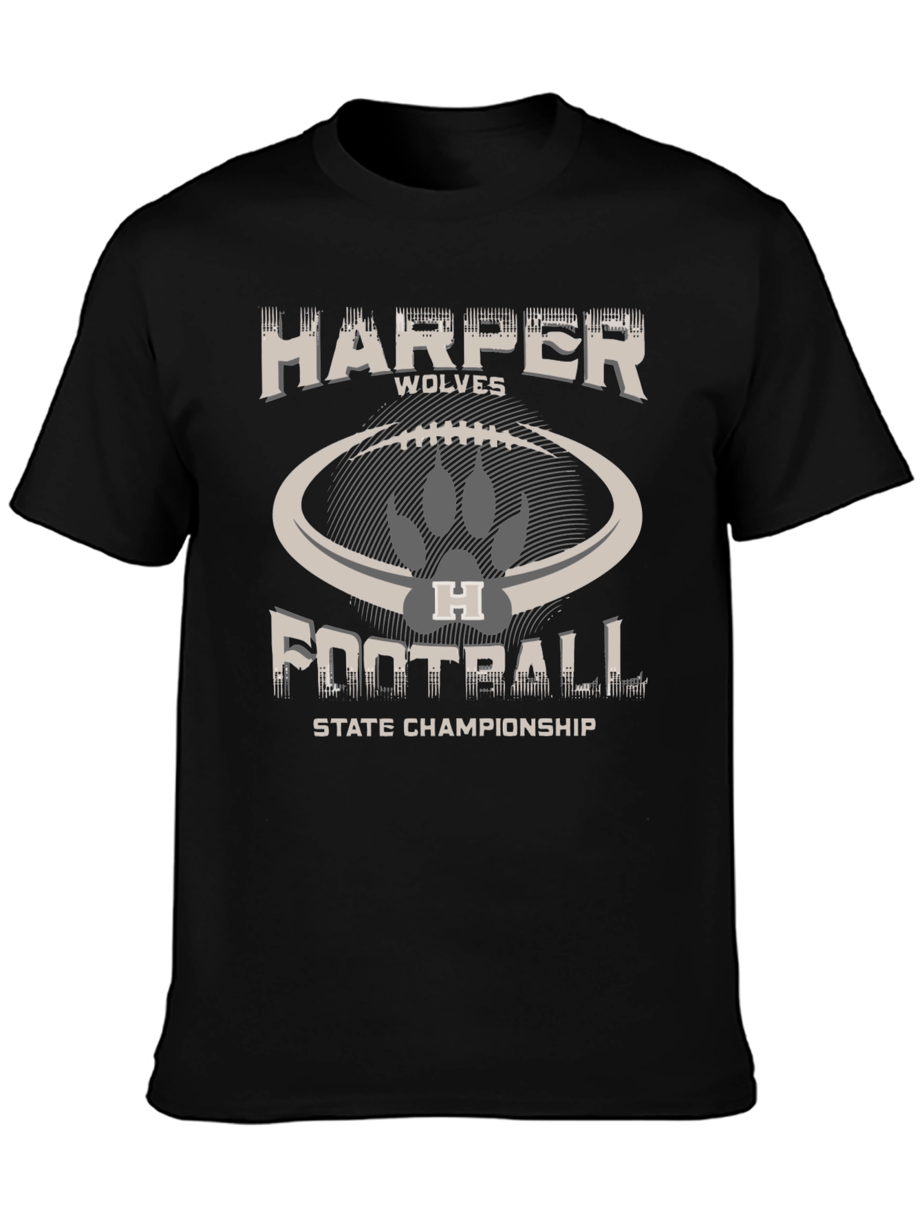 Harper Wolves Football State Championship T-Shirt
