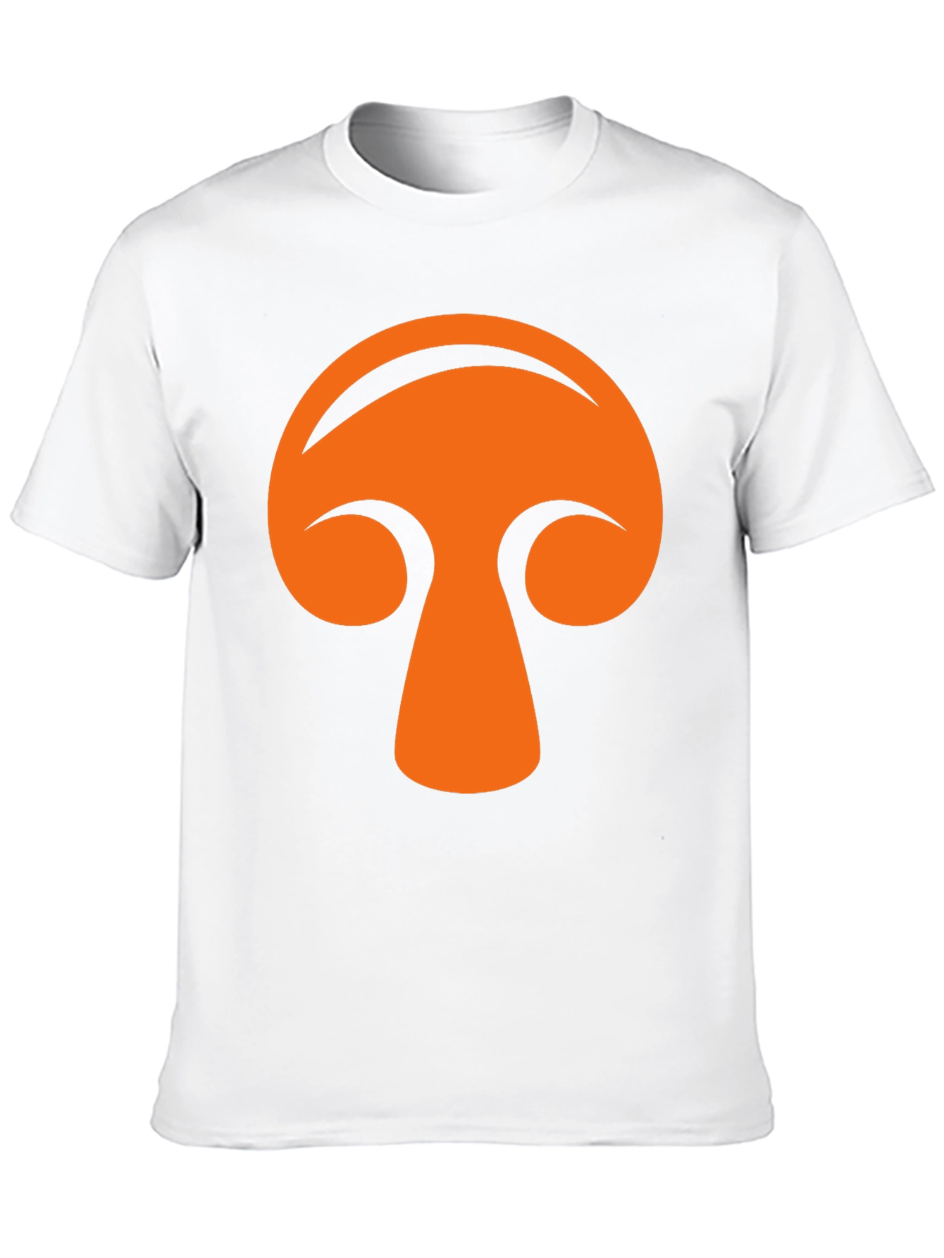 Funky Mushroom Graphic Tee - Black