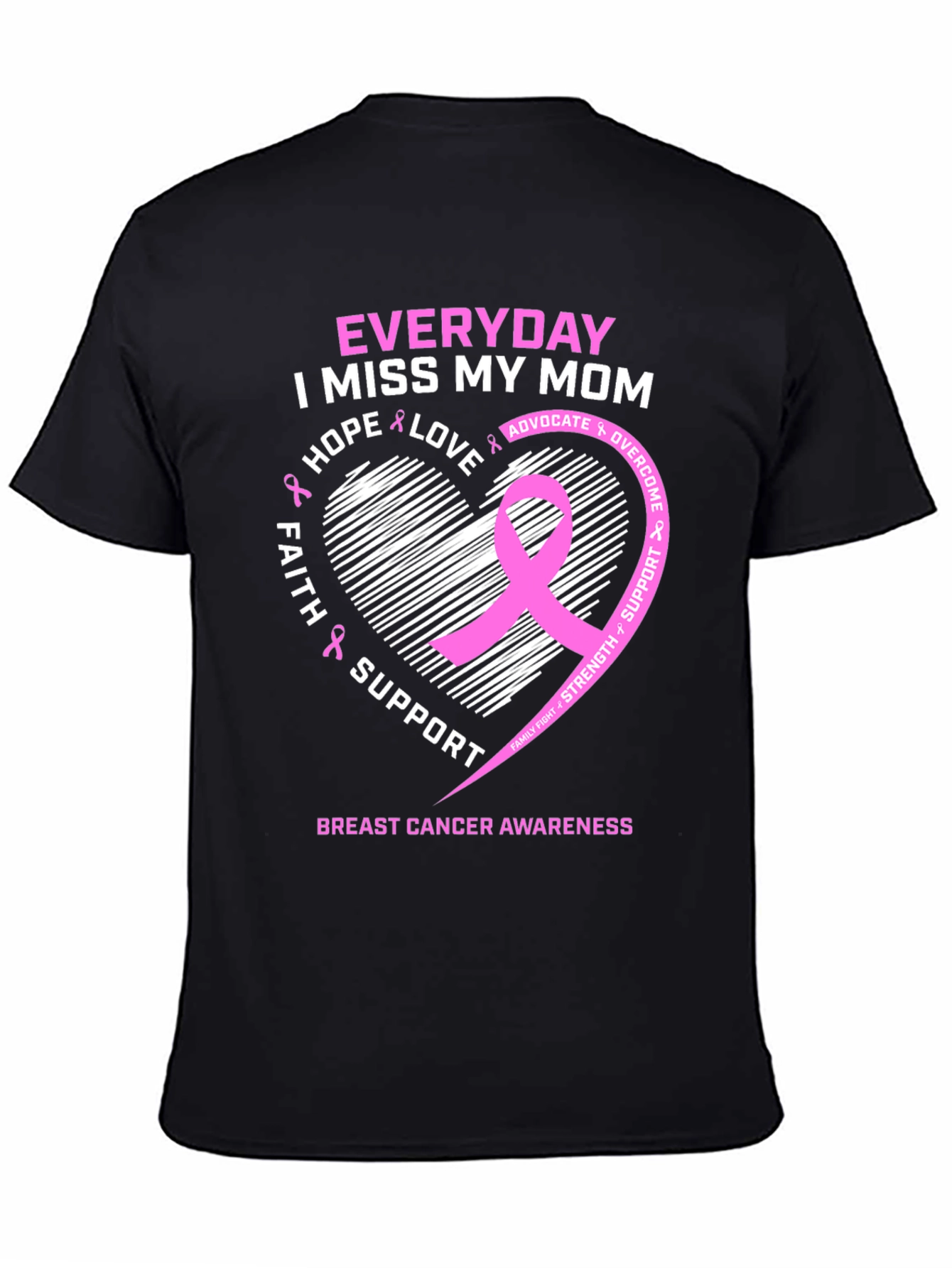 Breast Cancer Awareness T-Shirt - I Miss My Mom