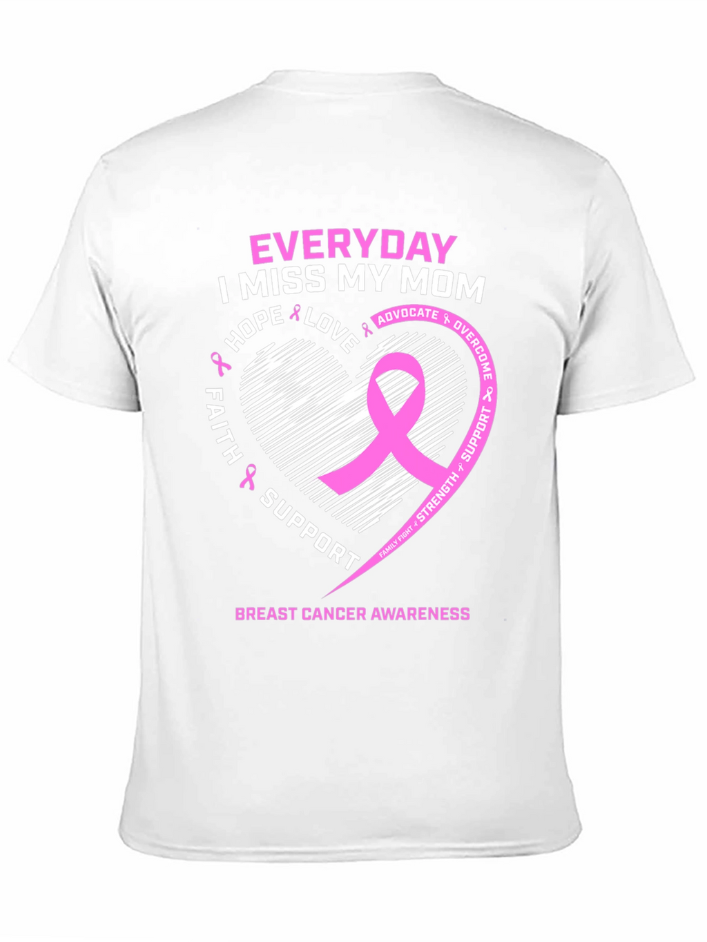 Breast Cancer Awareness T-Shirt - I Miss My Mom