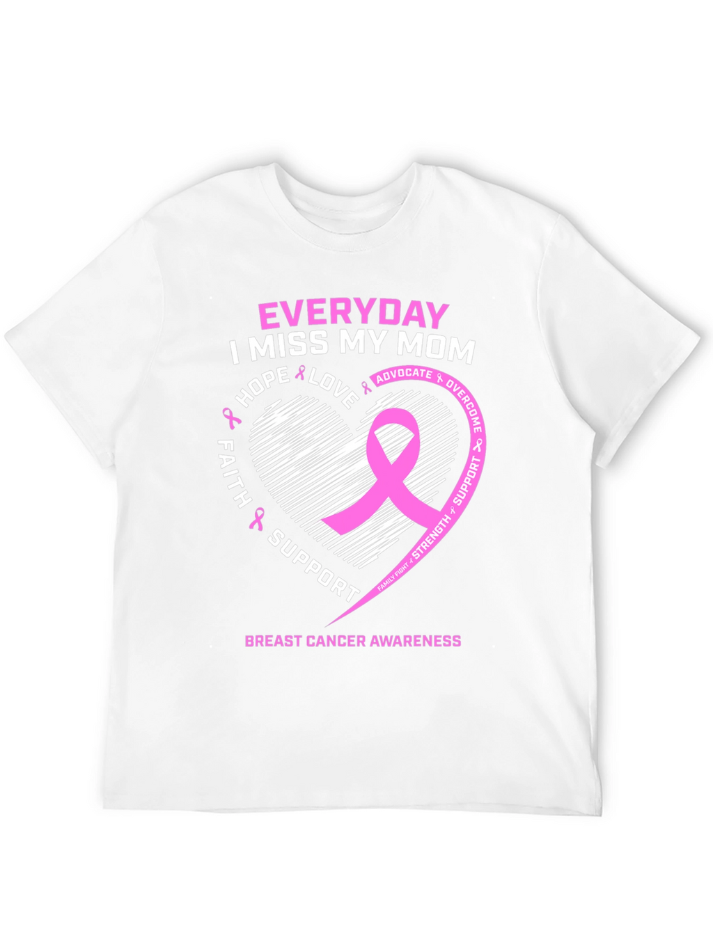 Breast Cancer Awareness T-Shirt - I Miss My Mom