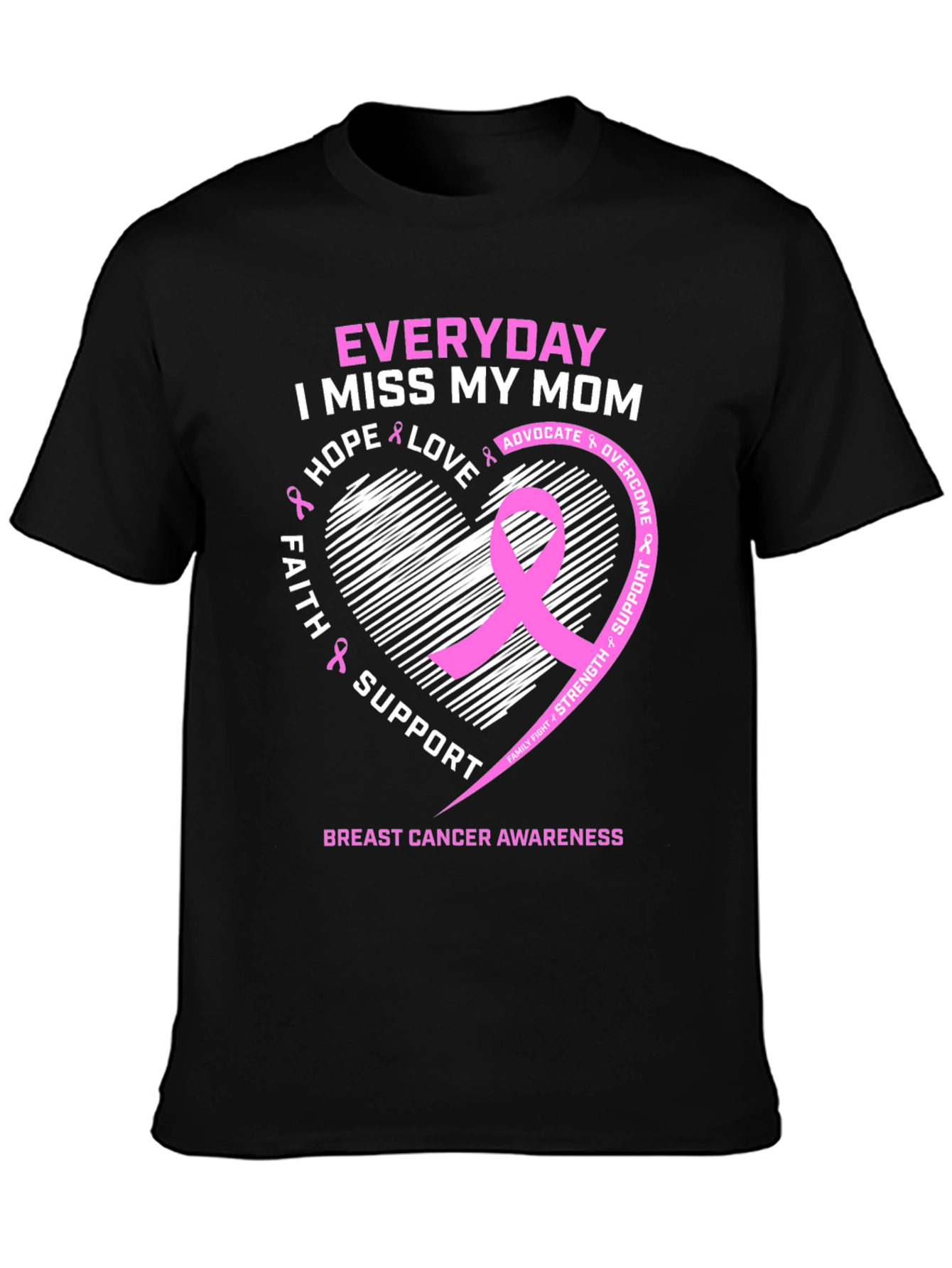 Breast Cancer Awareness T-Shirt - I Miss My Mom
