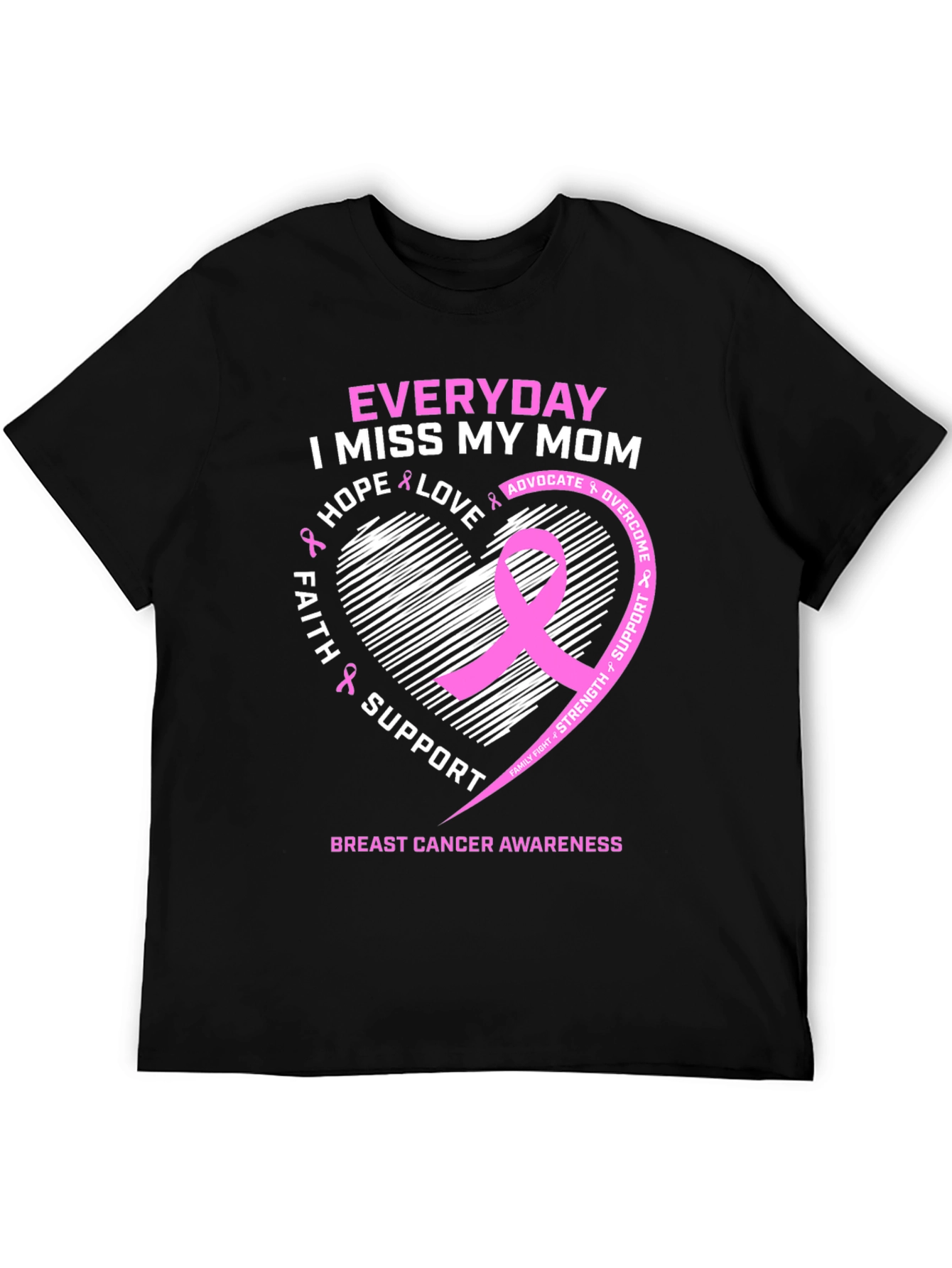 Breast Cancer Awareness T-Shirt - I Miss My Mom