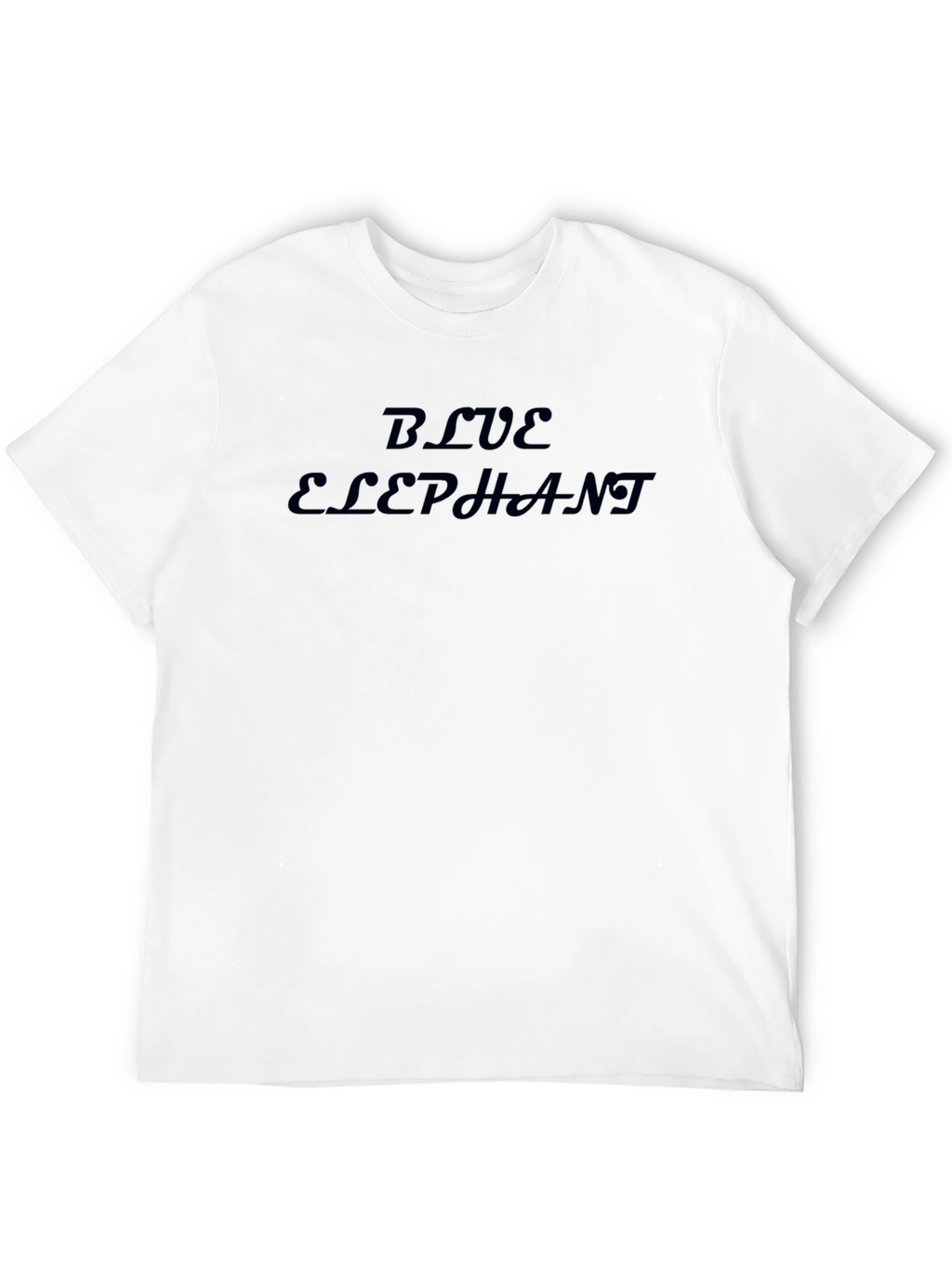 Blue Elephant Graphic Tee - Casual Comfort