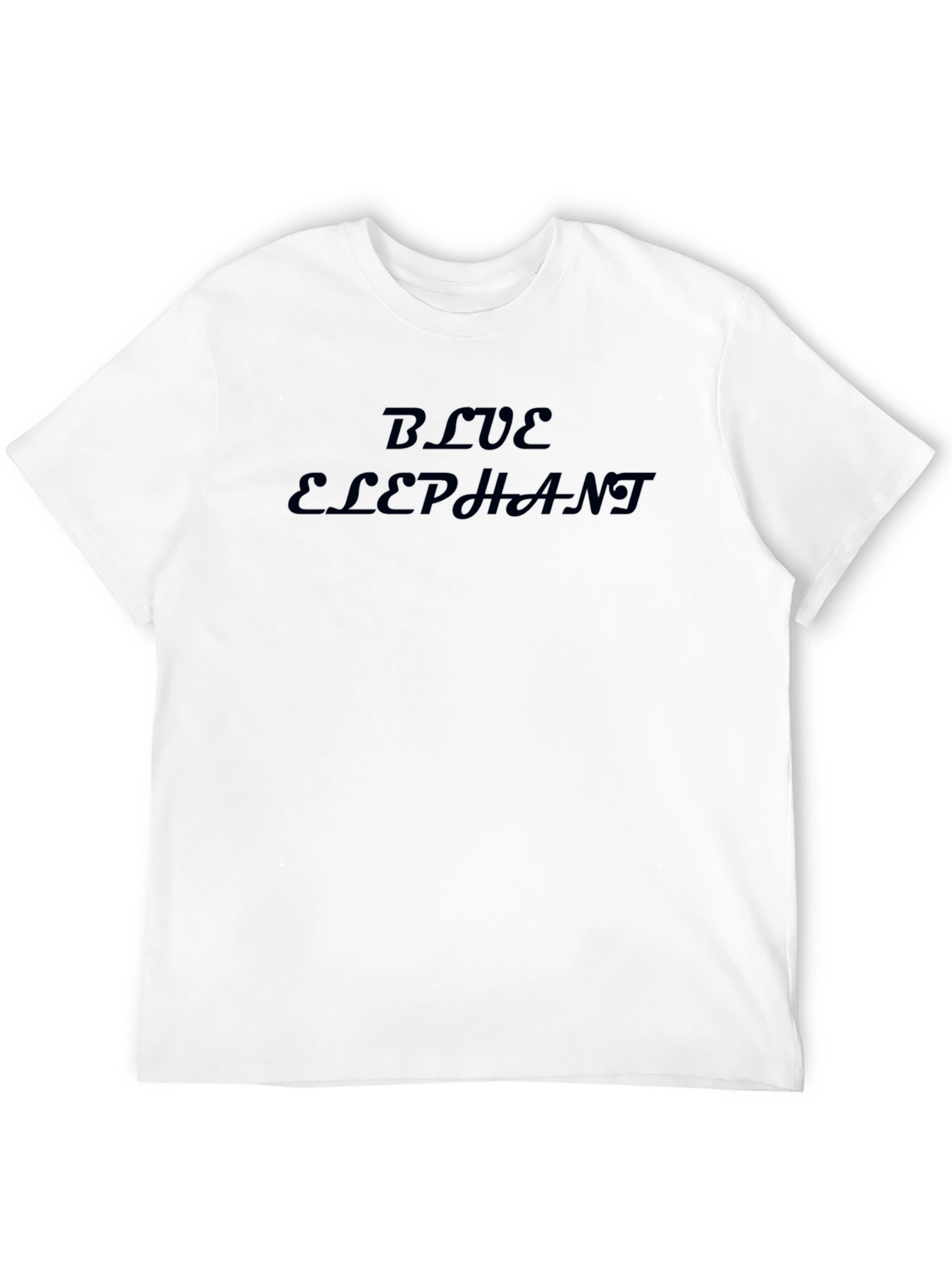 Blue Elephant Graphic Tee - Casual Comfort