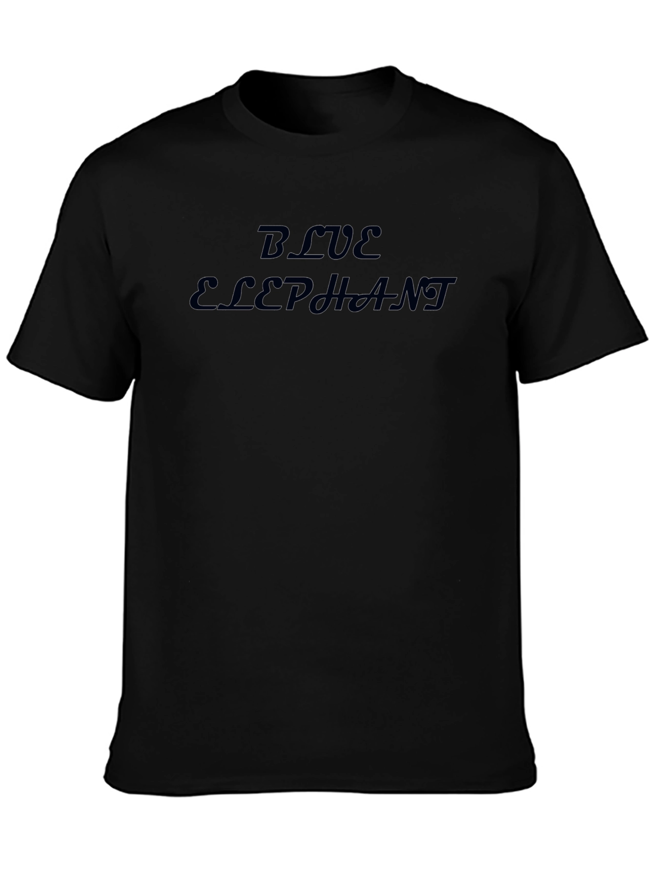 Blue Elephant Graphic Tee - Casual Comfort