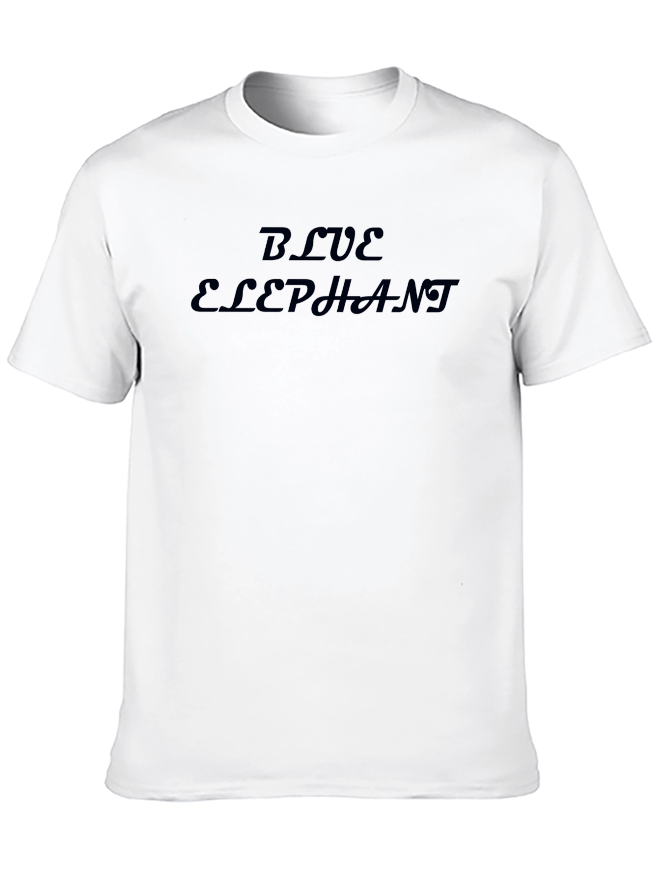 Blue Elephant Graphic Tee - Casual Comfort