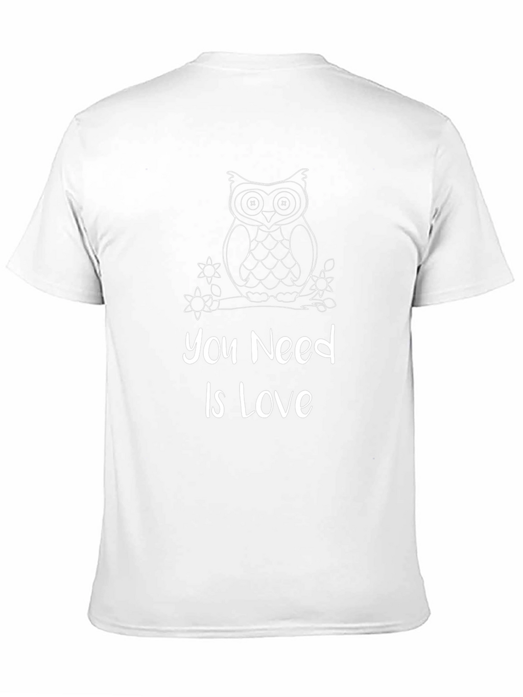 Owl You Need Is Love Black T-Shirt