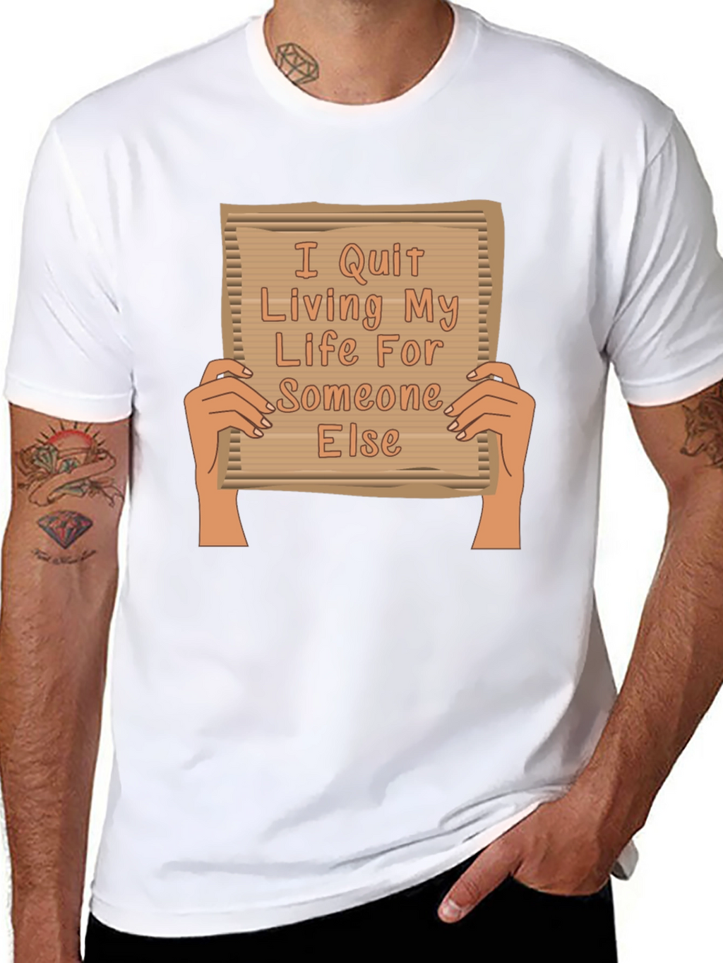 I Quit Living For Someone Else Graphic Tee