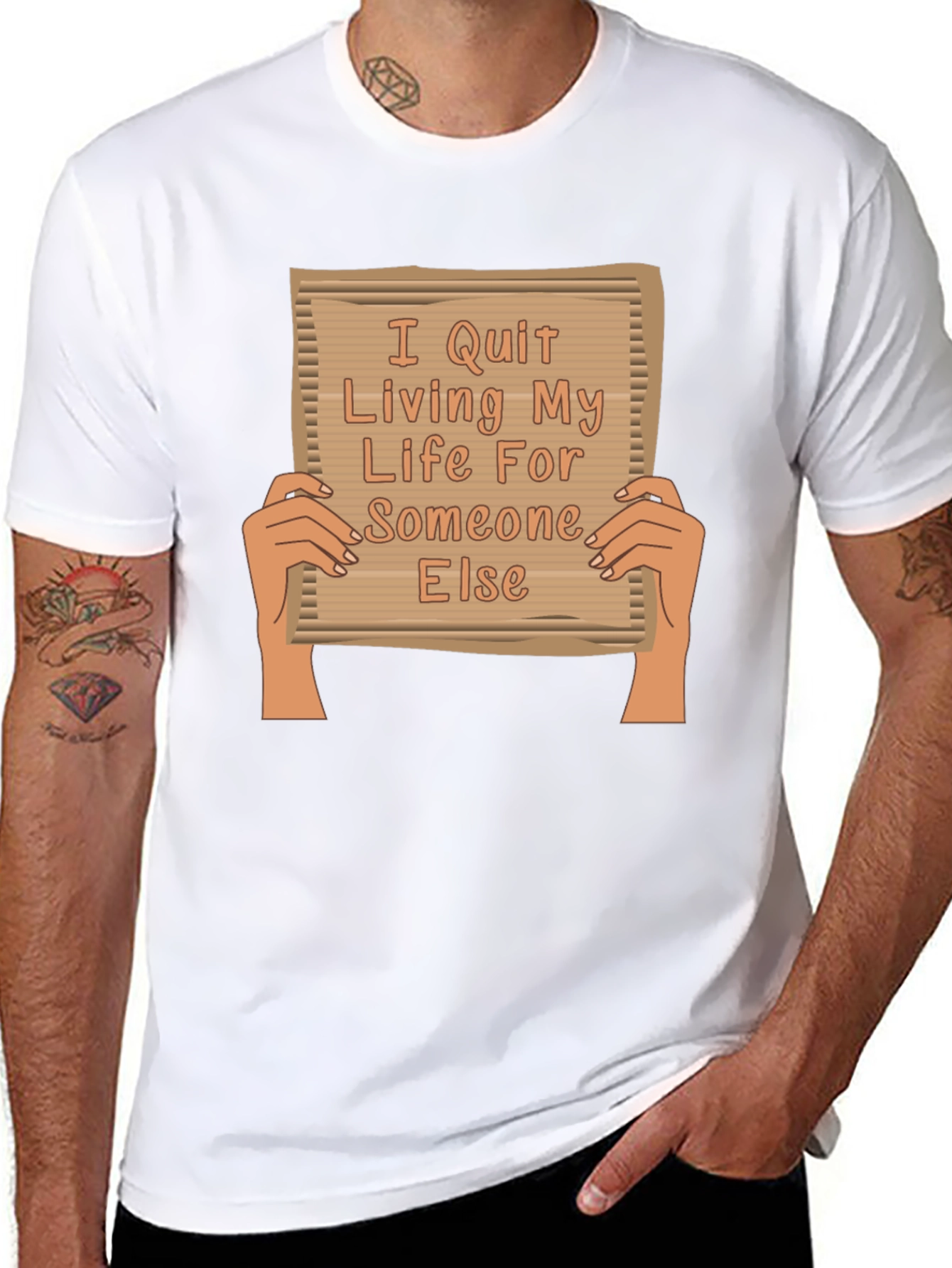 I Quit Living For Someone Else Graphic Tee