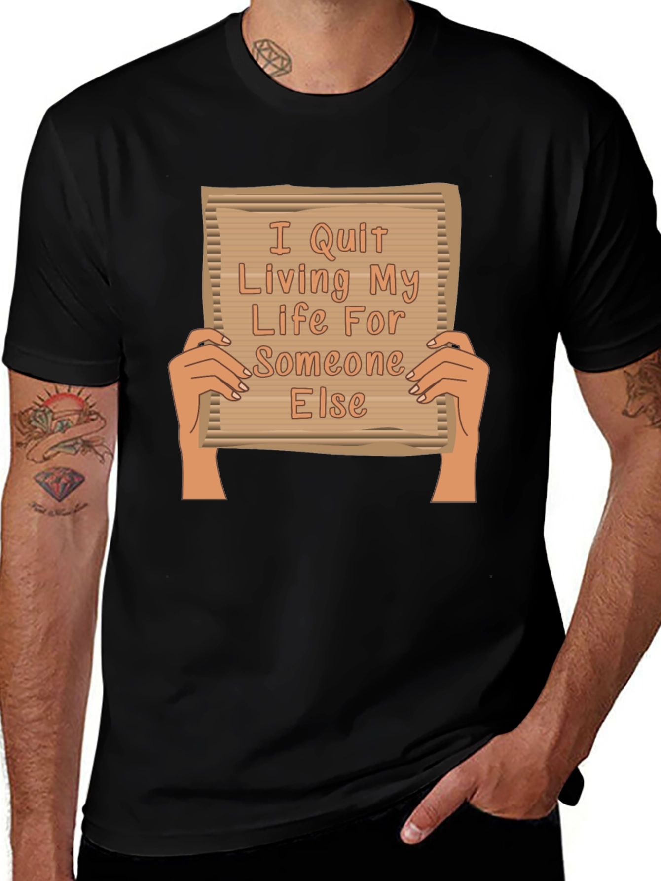 I Quit Living For Someone Else Graphic Tee
