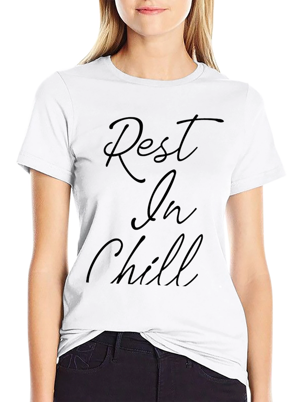 Rest In Chill Black Graphic T-Shirt