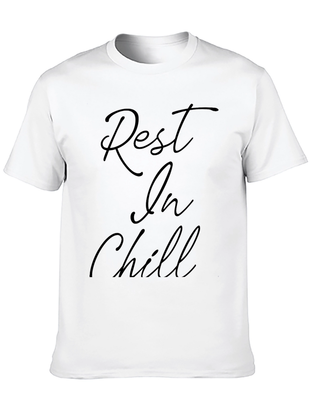 Rest In Chill Black Graphic T-Shirt