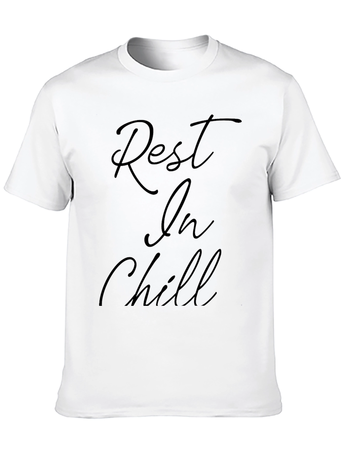 Rest In Chill Black Graphic T-Shirt