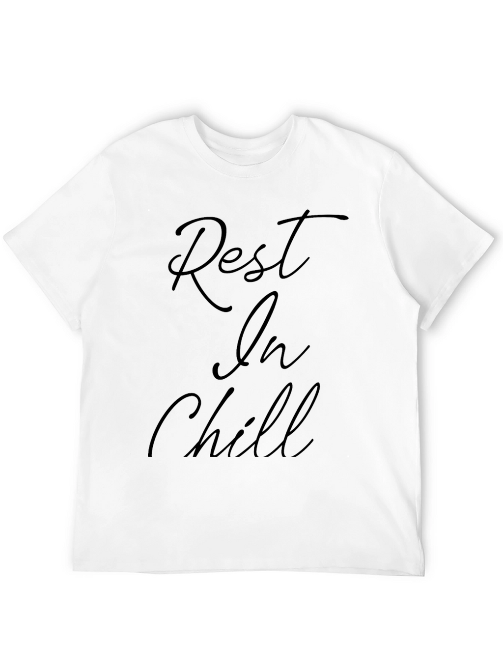 Rest In Chill Black Graphic T-Shirt