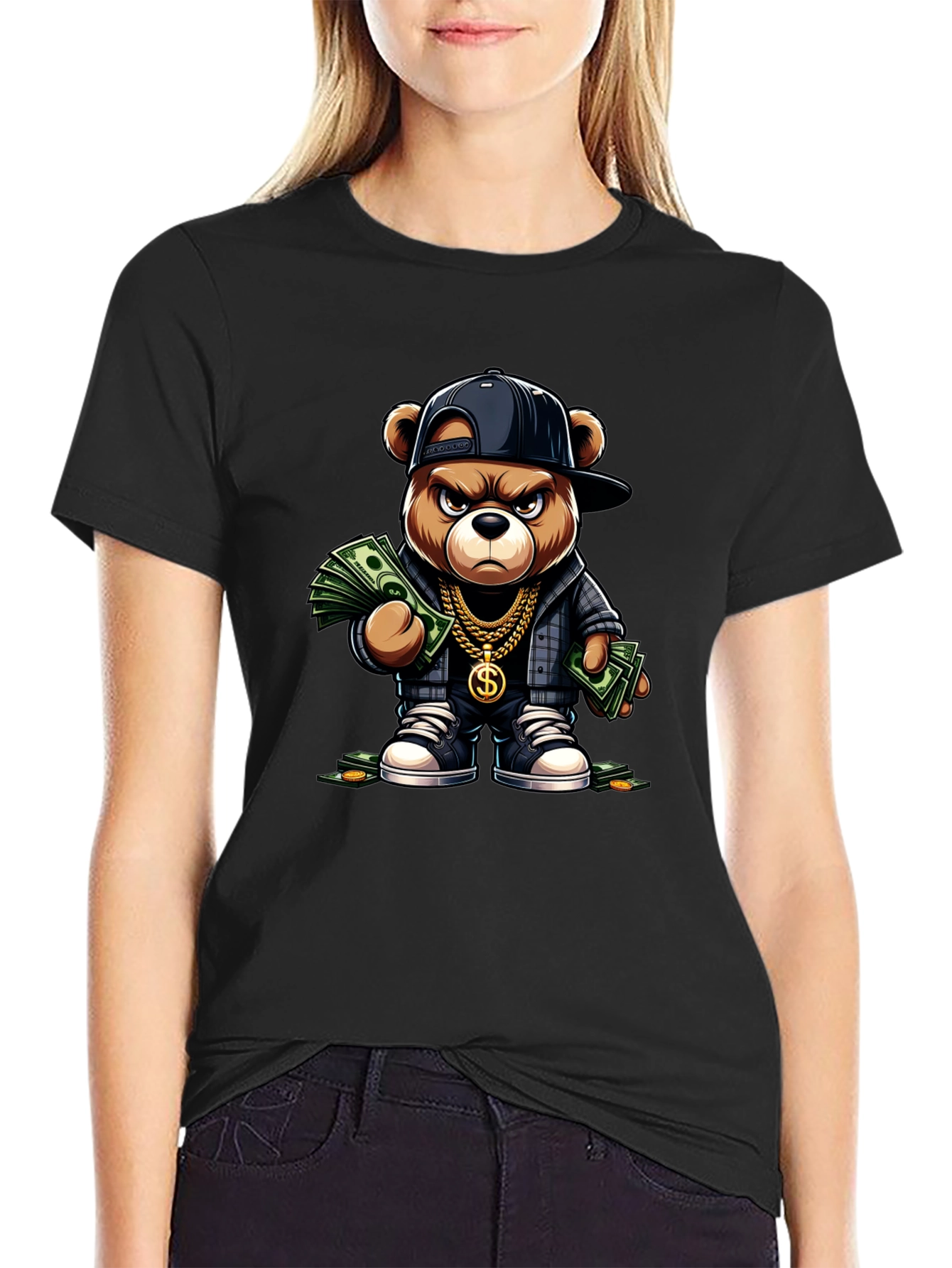 Gangster Teddy Bear T-Shirt
