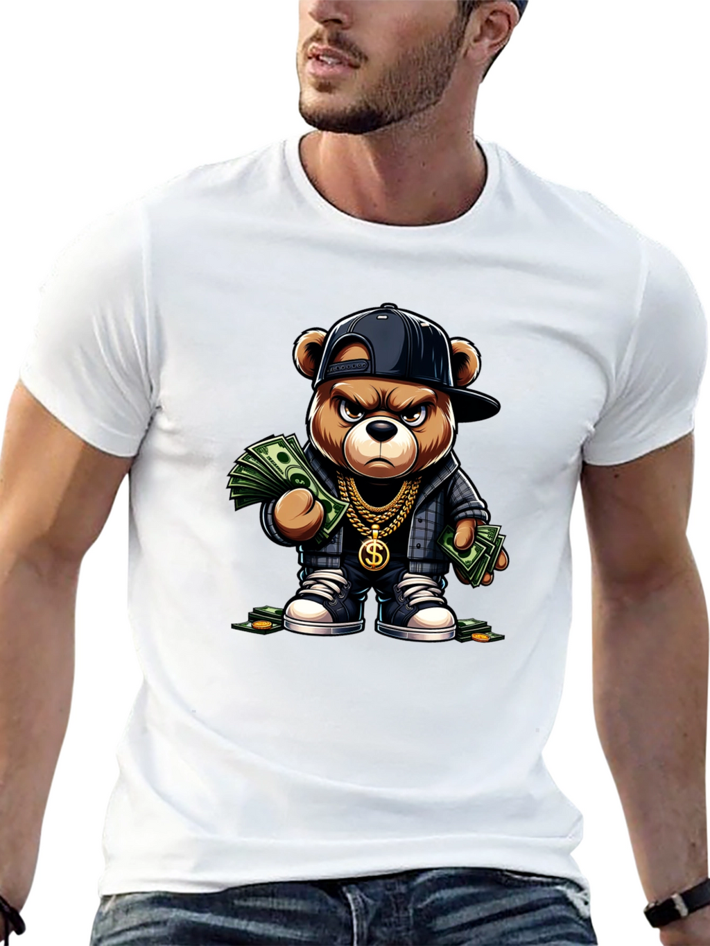 Gangster Teddy Bear T-Shirt